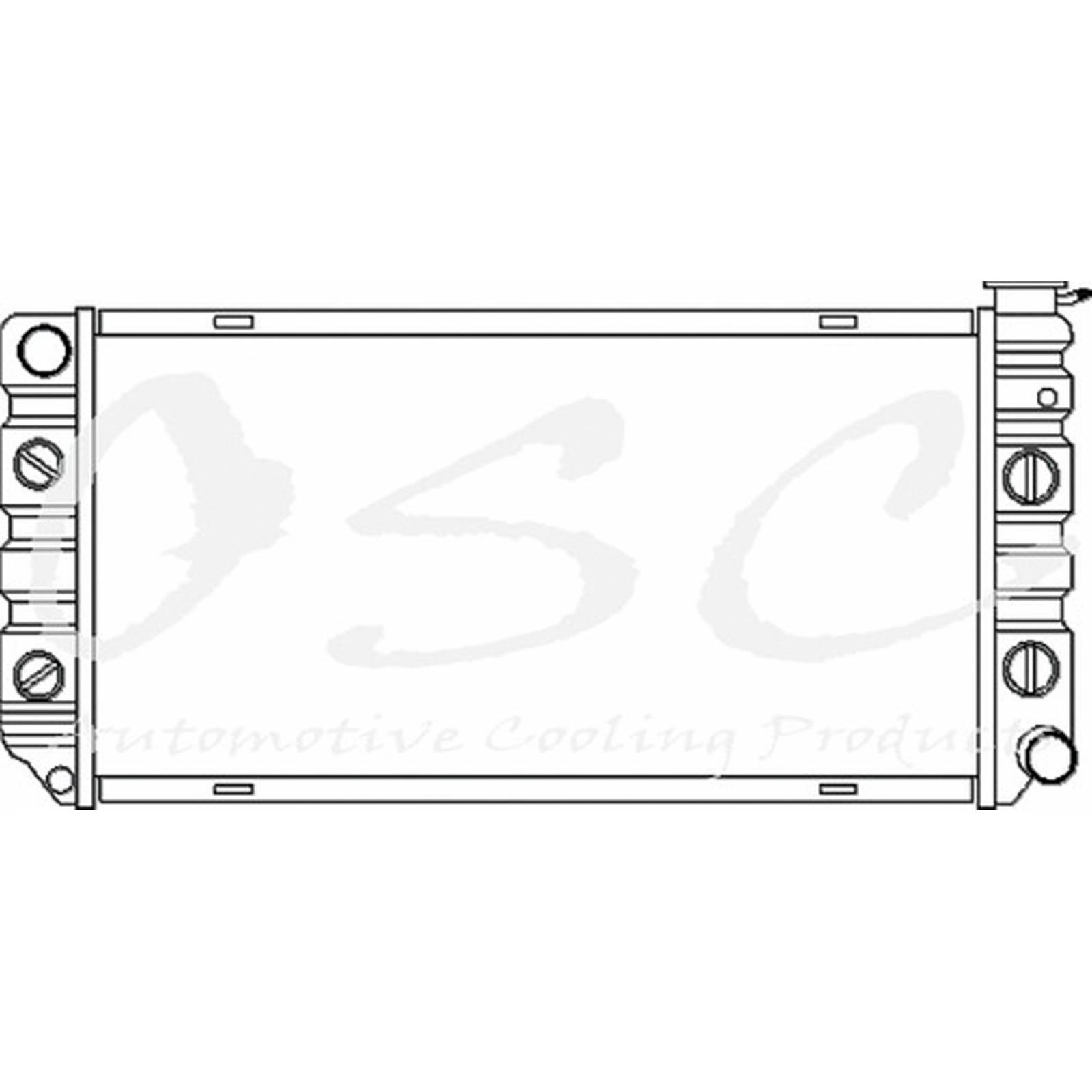 Radiador Gmc C3500 7.4L V8 1988 1989 1990 1991 1992 1993