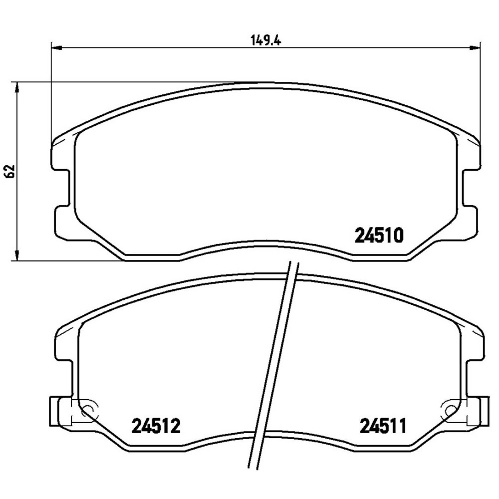 Balatas Delanteras Saturn Vue 6cil 2008
