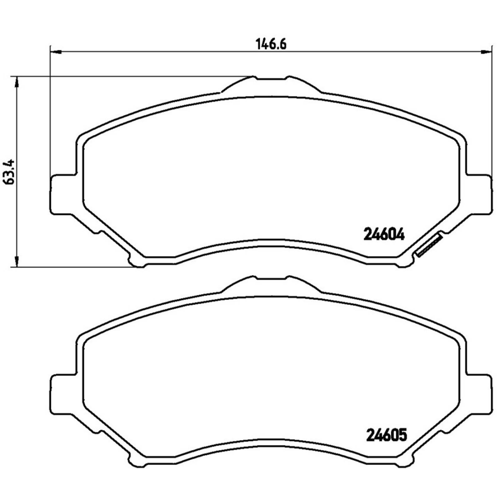 Balatas Delanteras Dodge Nitro 6cil 2007