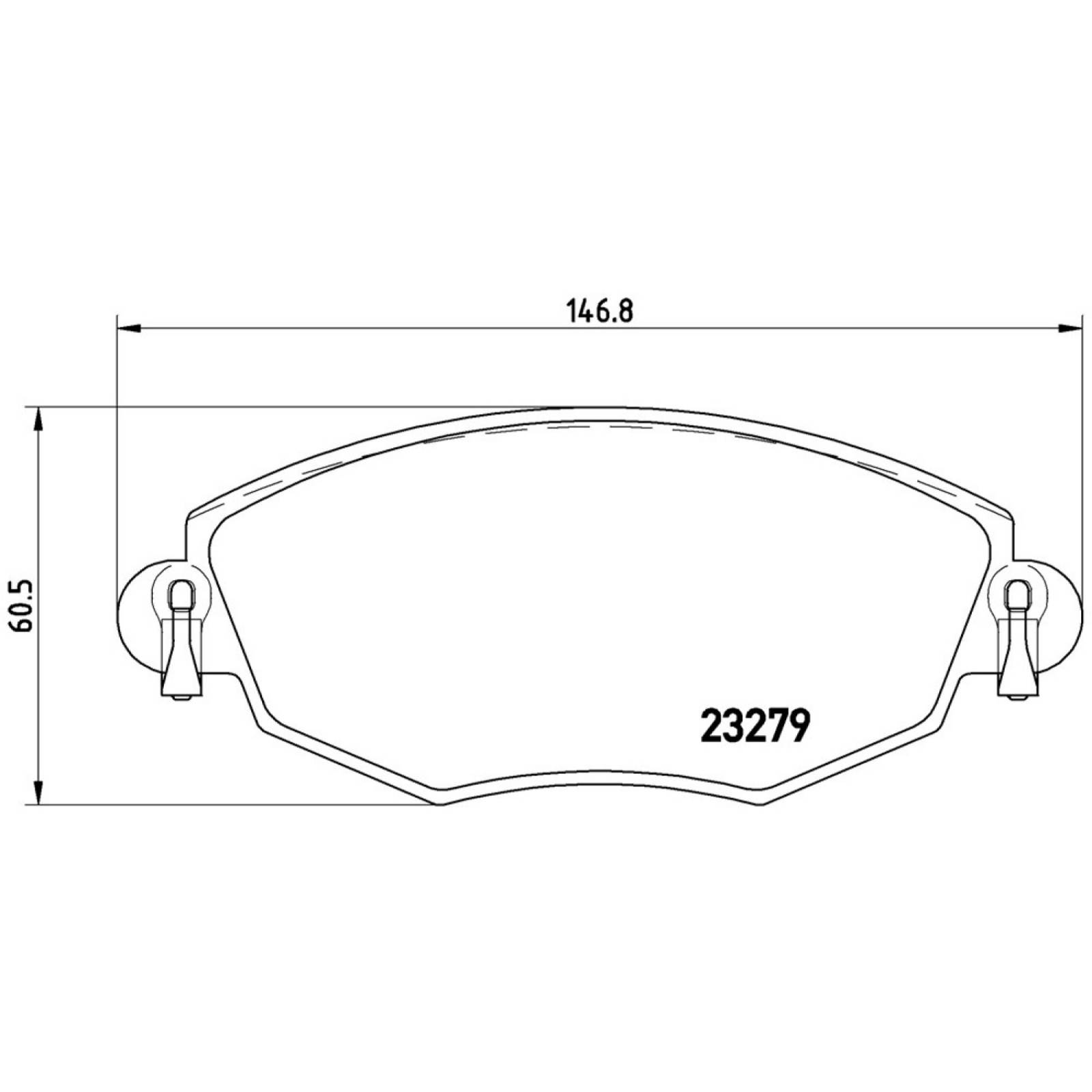 Balatas Delanteras Ford Mondeo 4cil 2007