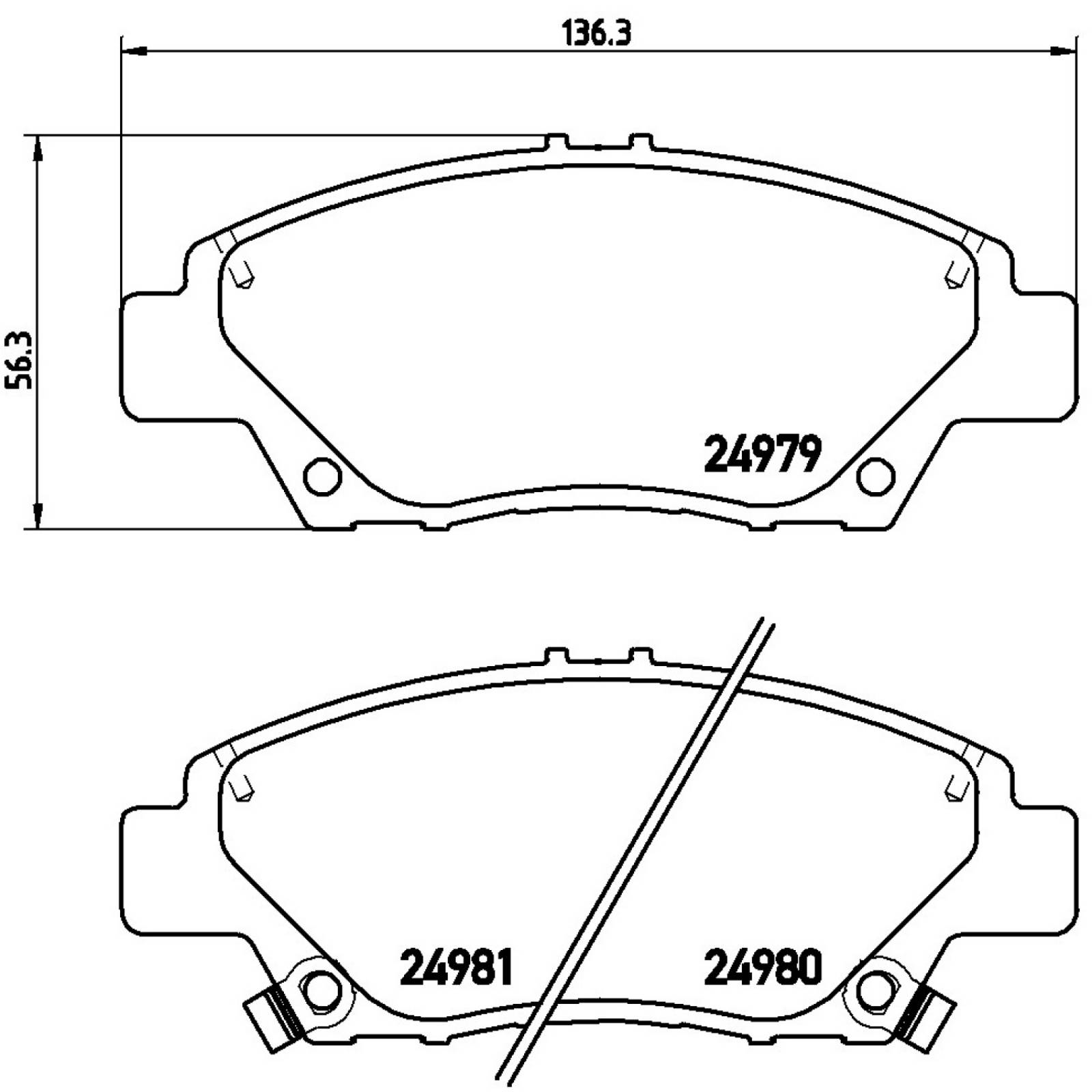 Balatas Delanteras Cr-z 4cil 2013 2014 2015