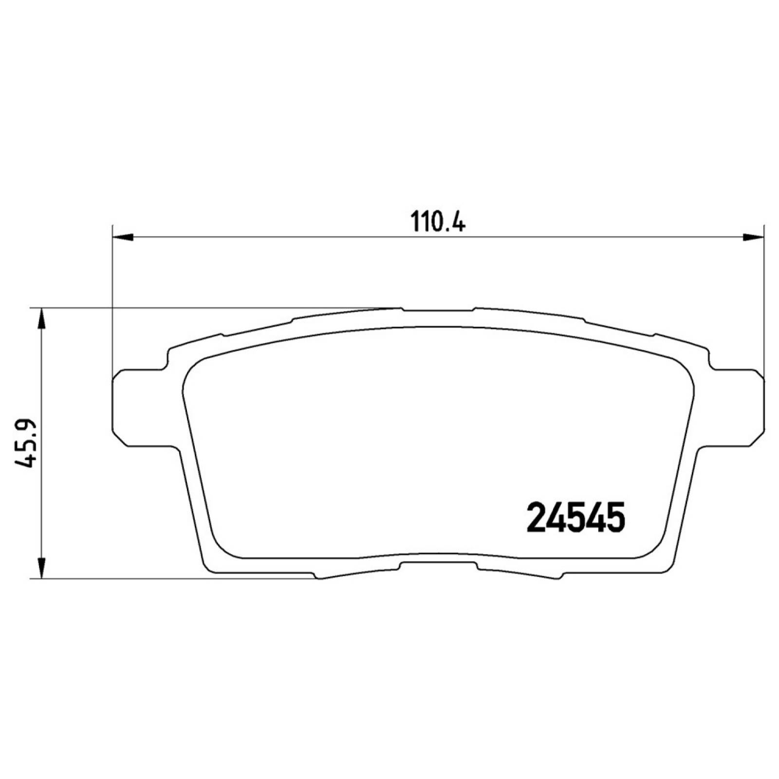 Balatas Traseras Mazda Cx-7 4cil 2011