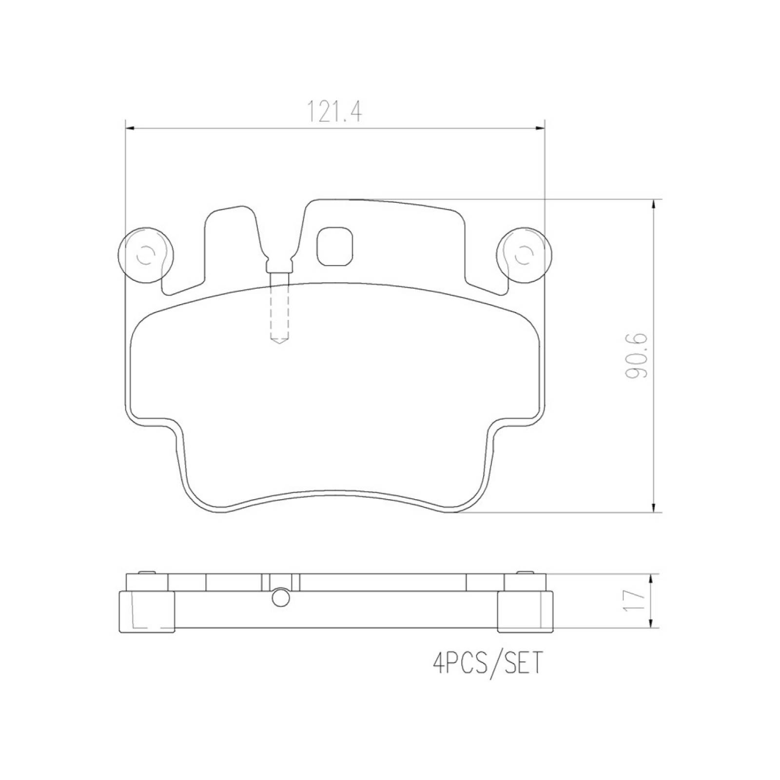Balatas Delanteras Cerámica Porsche 911 6cil 2002 2003 2004