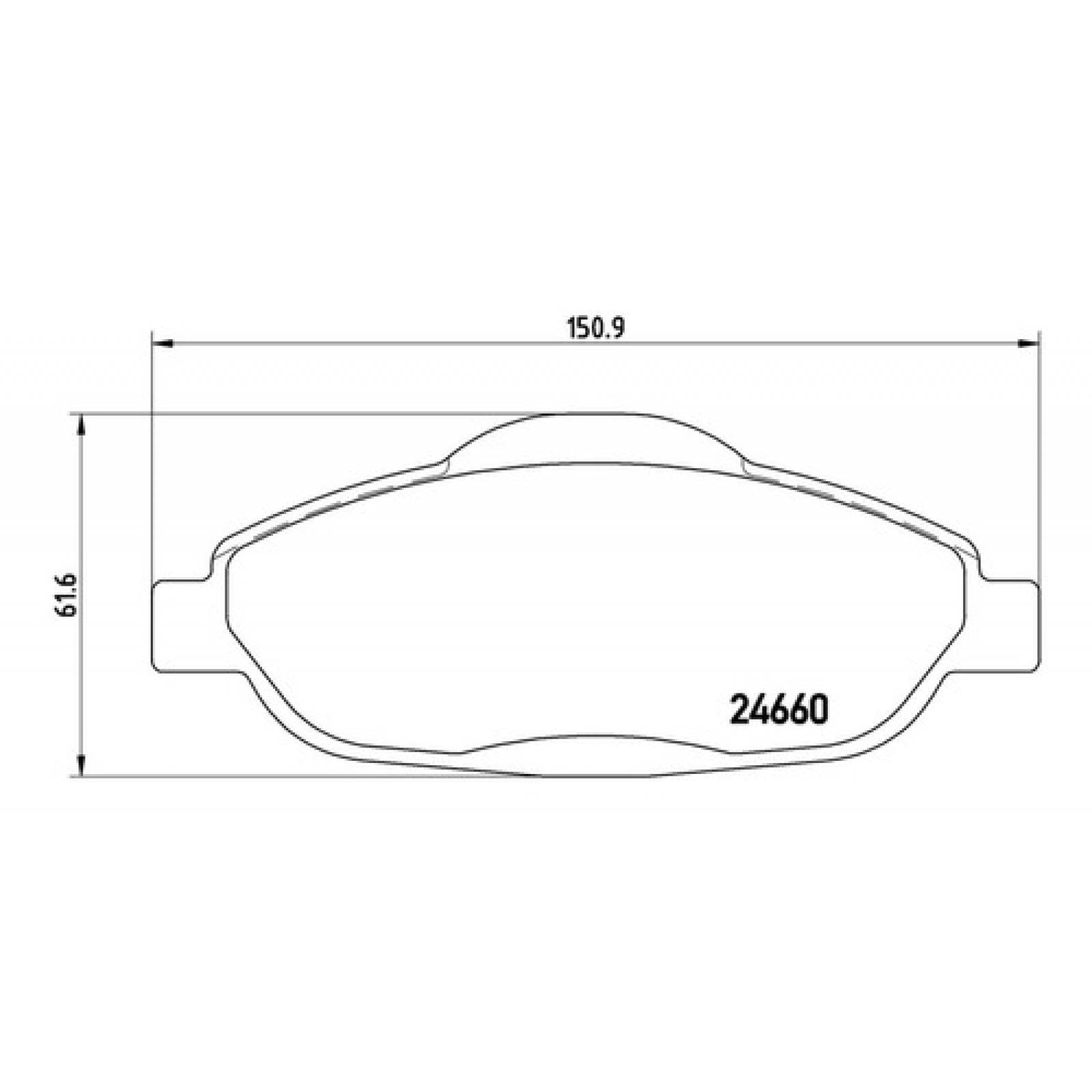 Balatas Delanteras Peugeot 308 4cil 2009 2010 2011 2012 2013