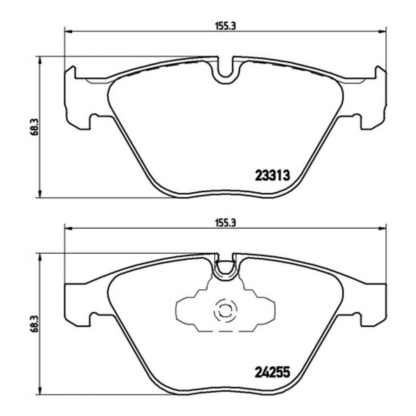Balatas Delanteras Bmw 325i 6cil 2007 2008 2009 2010