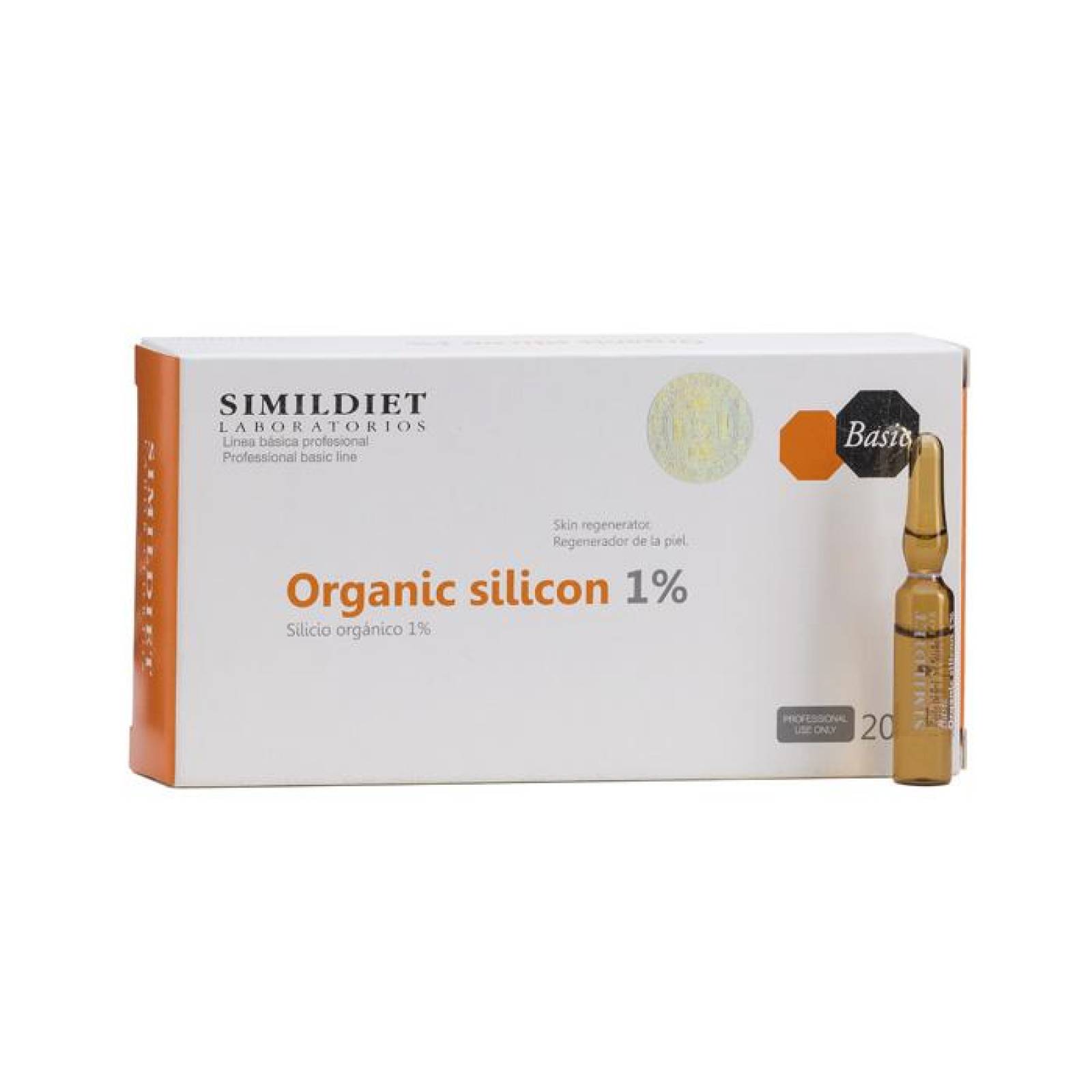 Simildiet Silicio orgánico 1% 20 ampolletas de 2ml