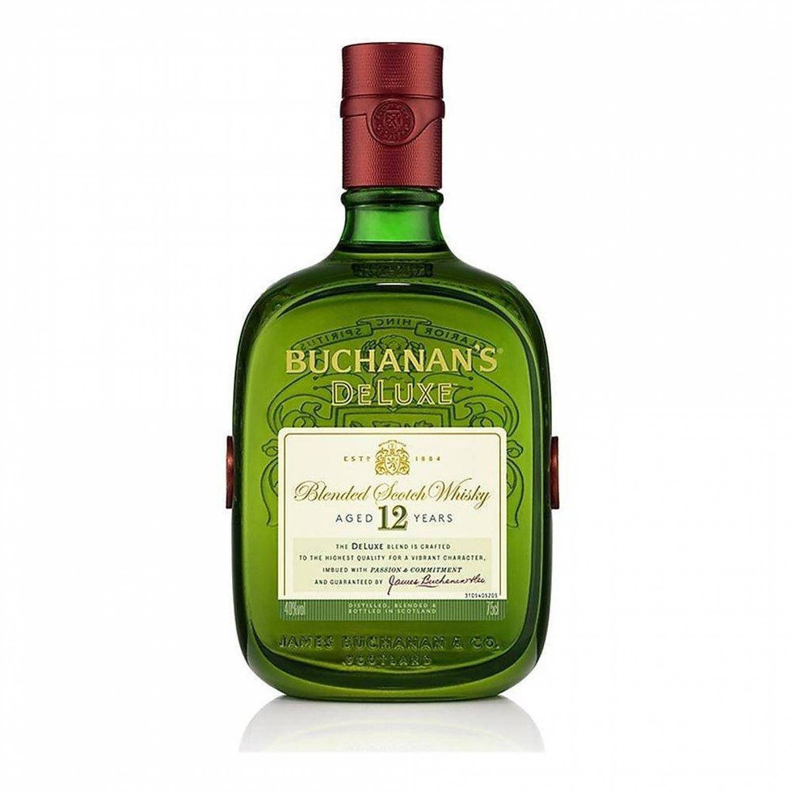 Caja de 12 Whisky Buchanans Blend 12 Años 750 ml