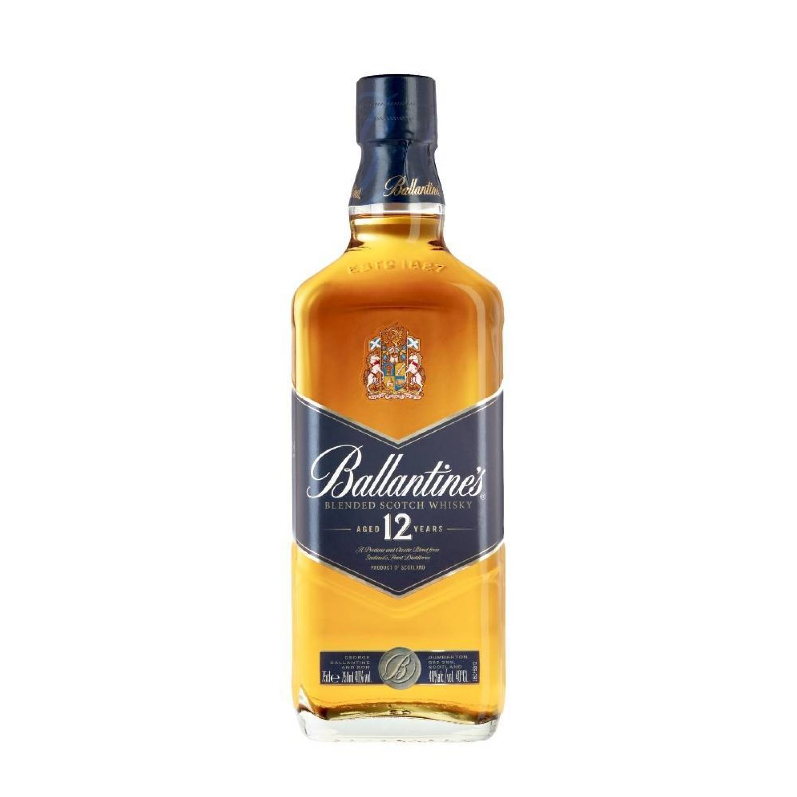 Pack de 4 Whisky Ballantines Blend 12 Años 750 ml 