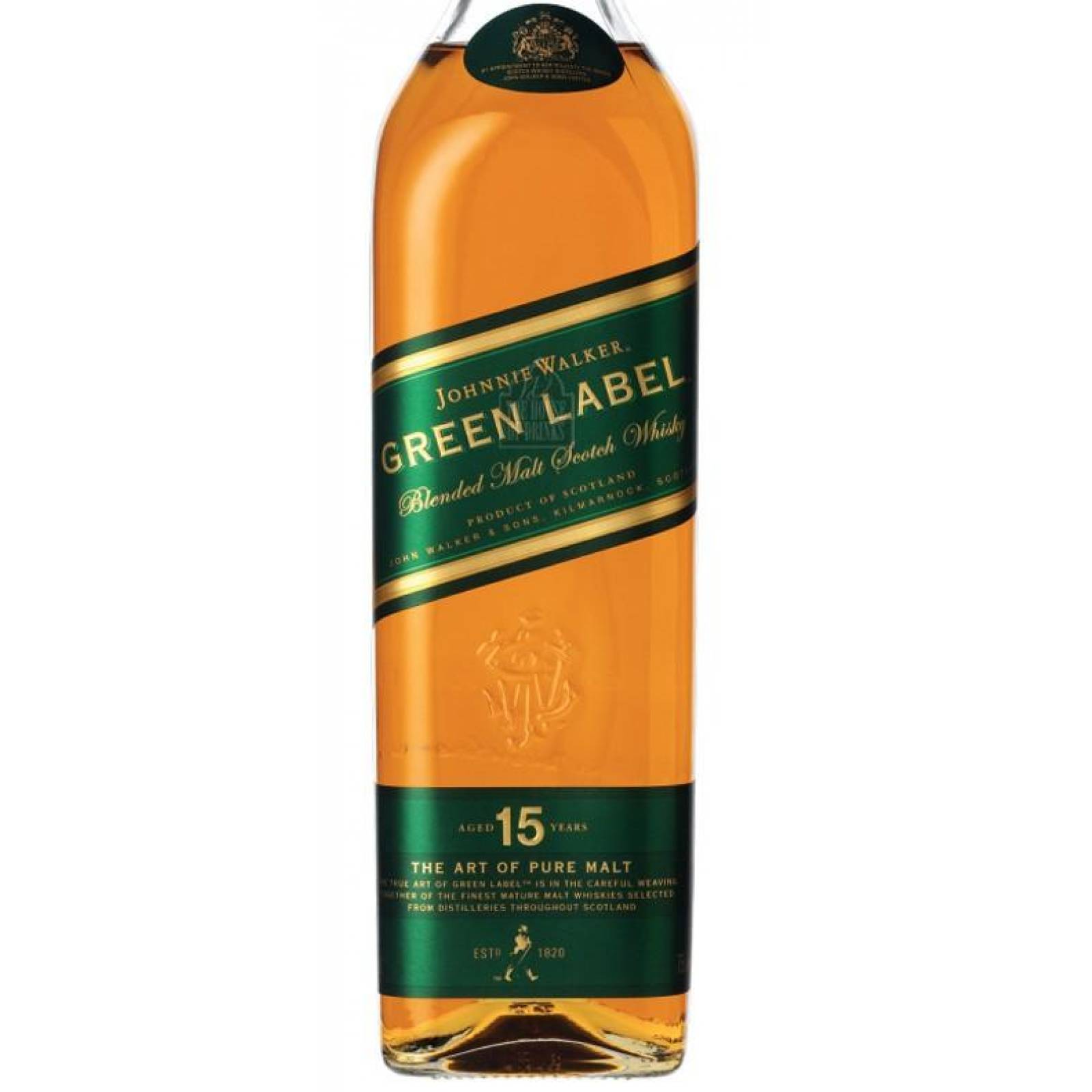 Pack de 4 Whisky Johnnie Walker Blend Green Label 700 ml 