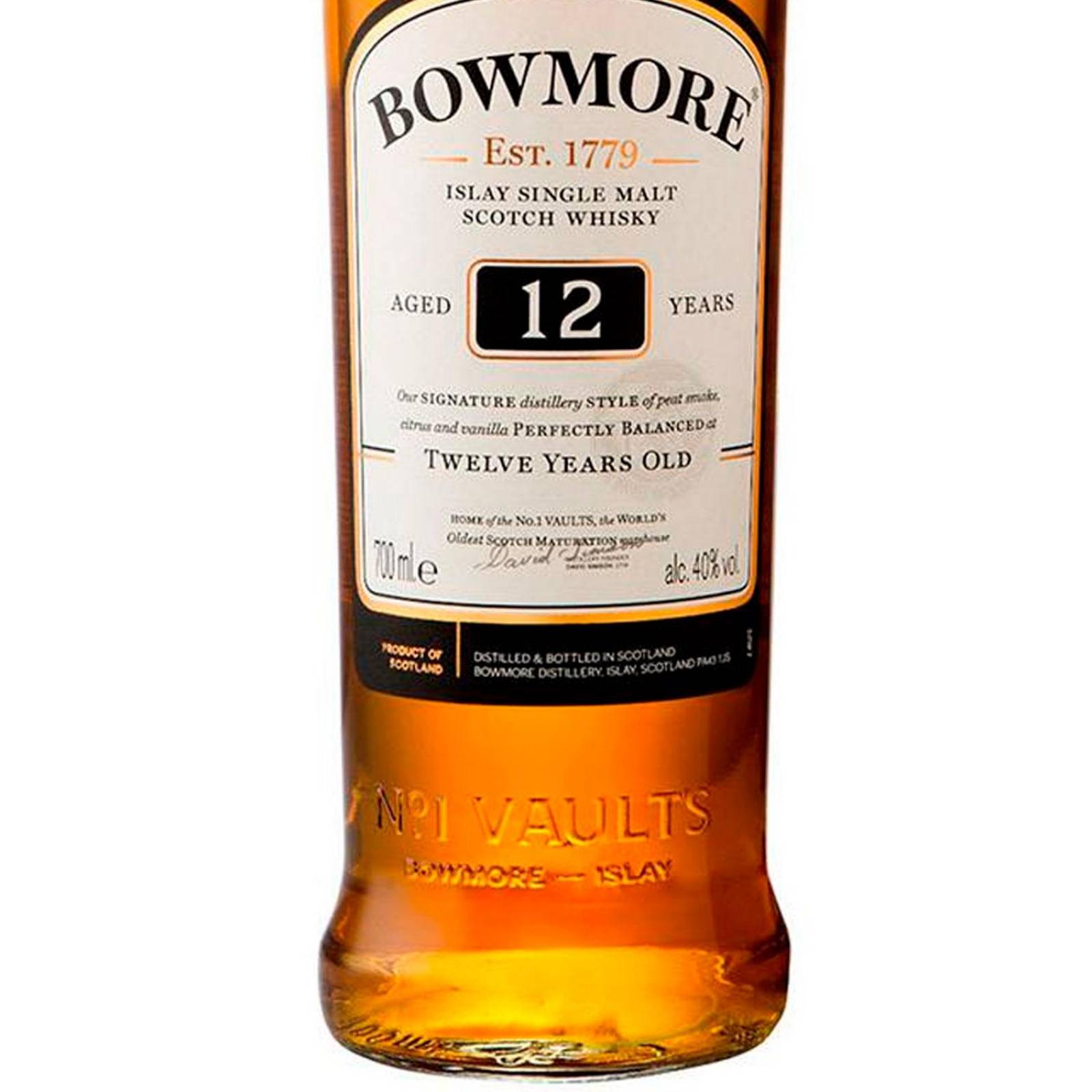 Whisky Bowmore 12 Años 700 ml 