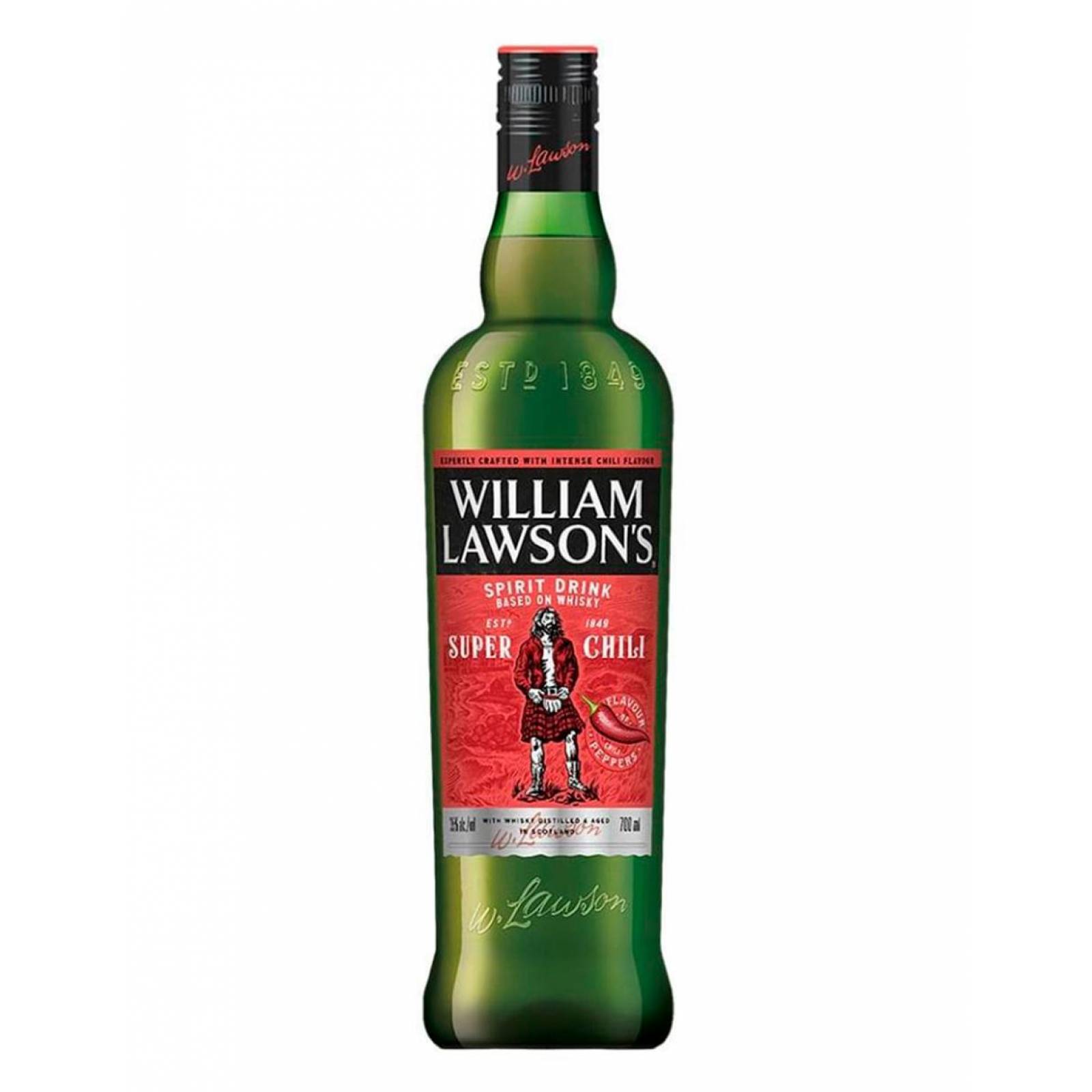 Pack de 12 Whisky William Lawson's Super Chili 700 ml 