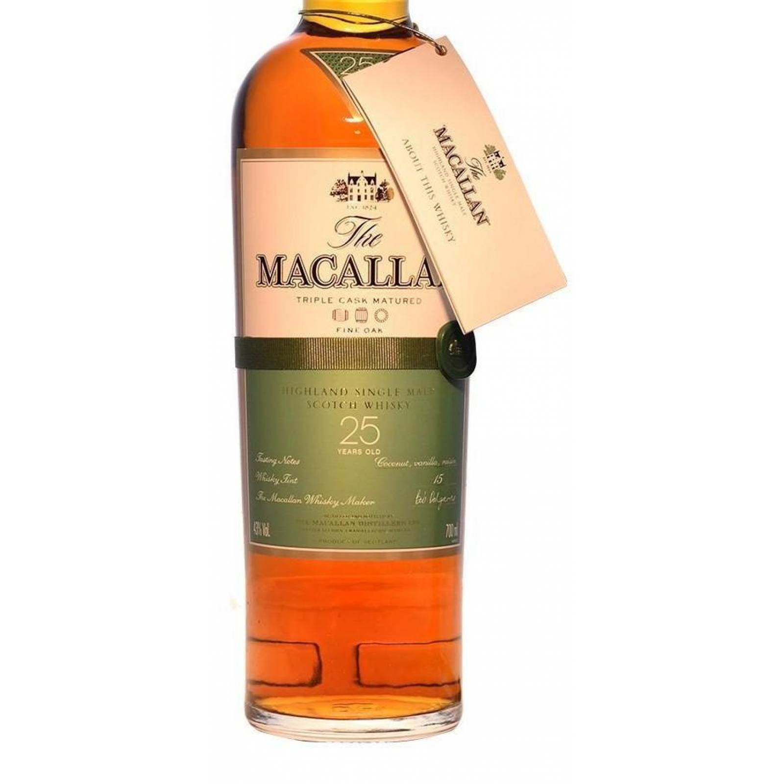 Pack de 6 Whisky The Macallan Single Malt 25 Años 700 ml