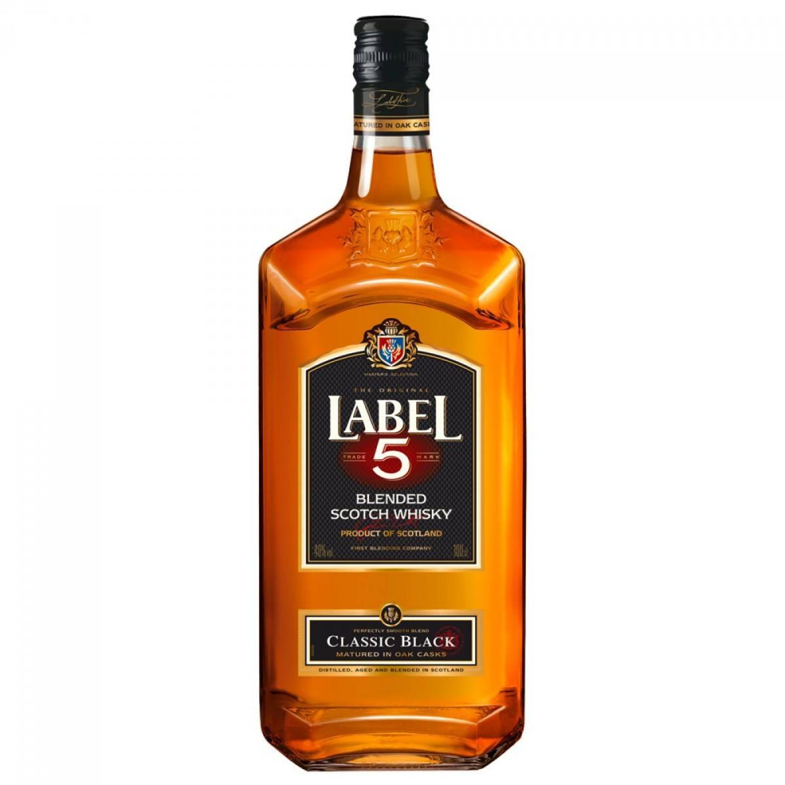 Pack de 2 Whisky Label 5 Blend 1 L 