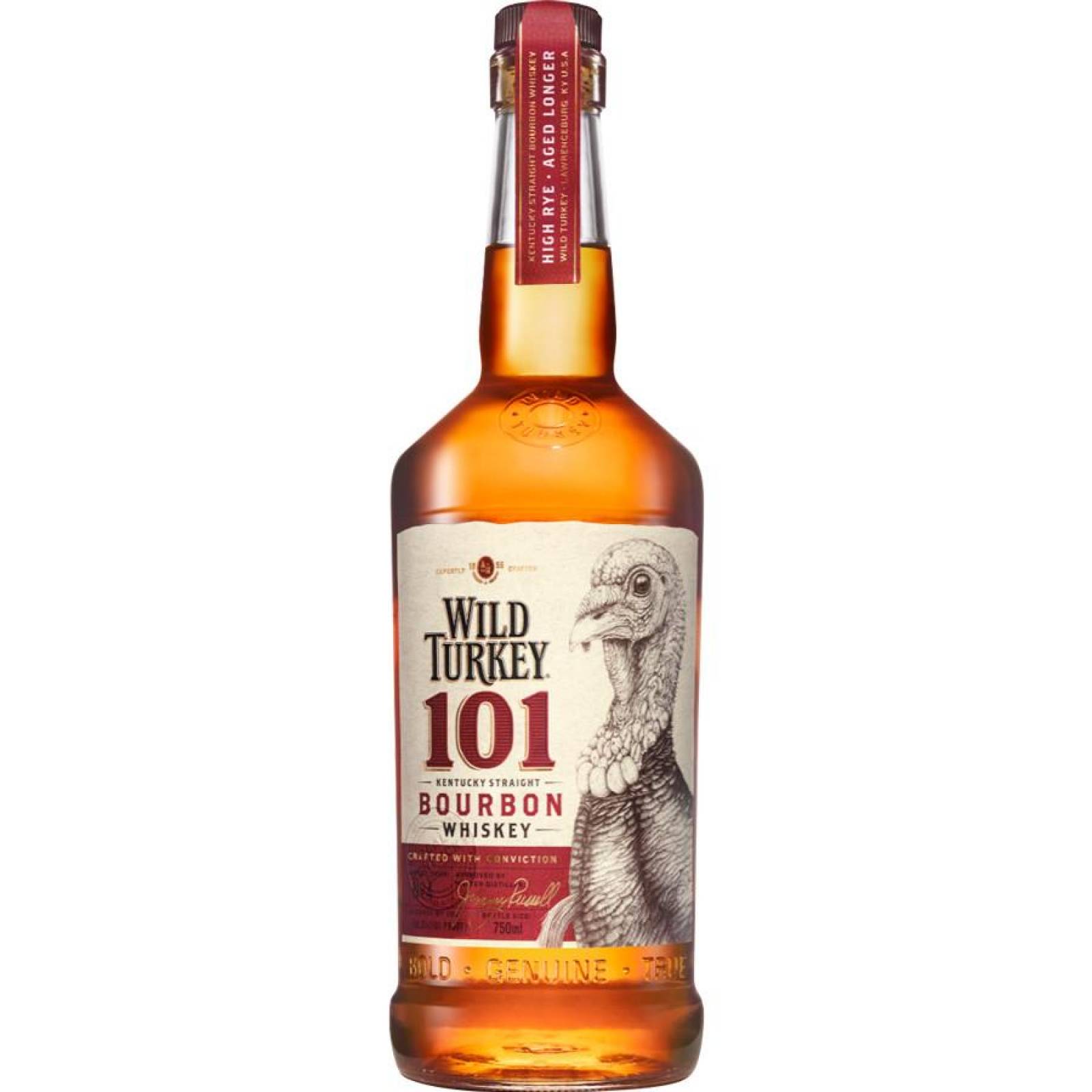 Pack de 2 Whisky Wild Turkey Bourbon 101 750 ml