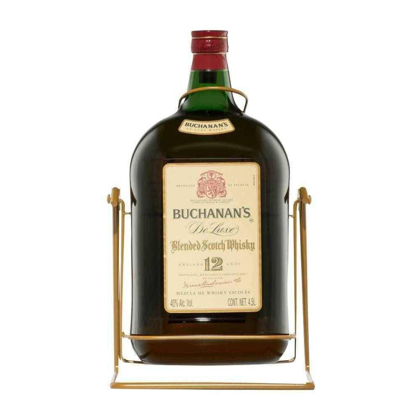 Caja de 1 Whisky Buchanans Blend 12 Años 4.5 L 