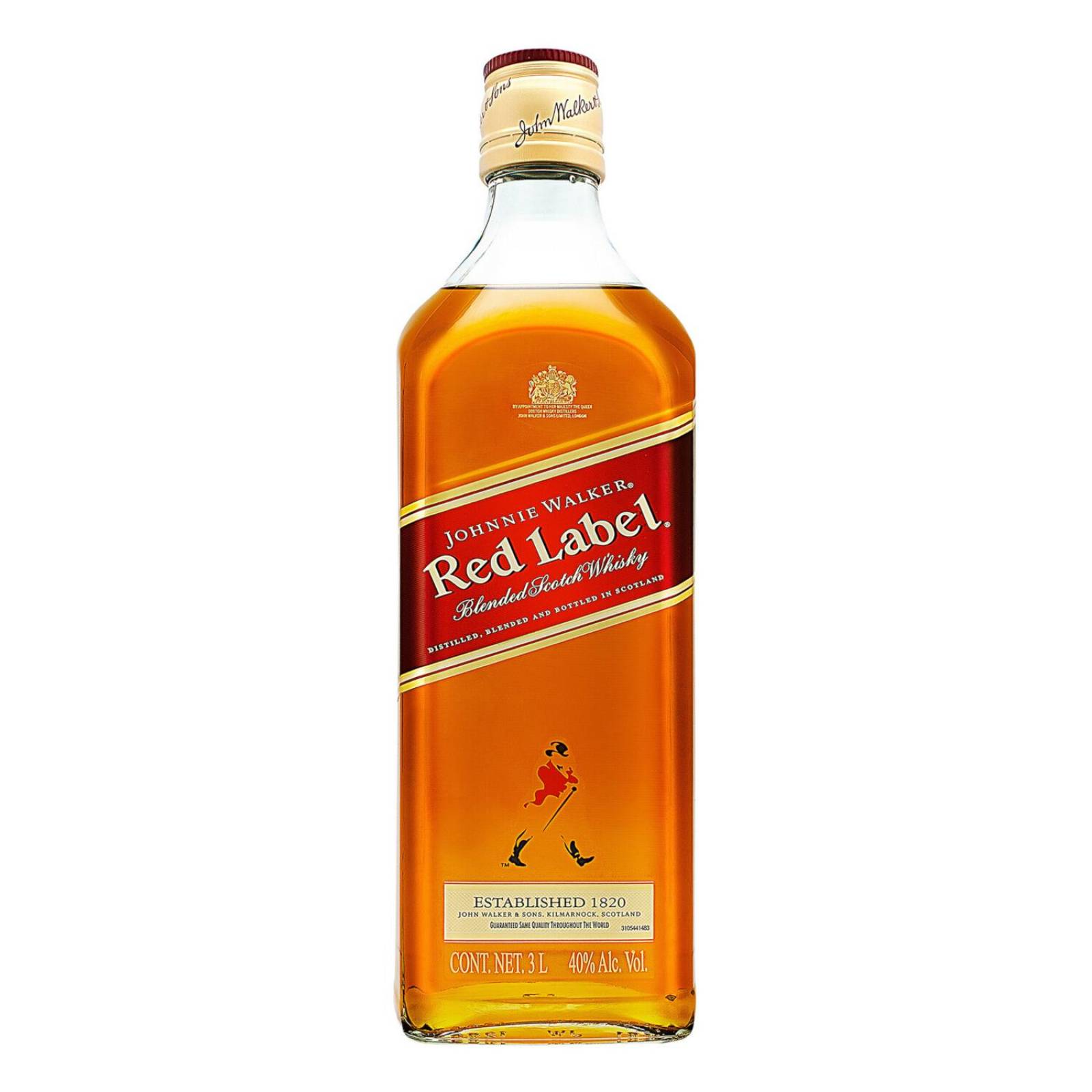 Caja de 3 Whisky Johnnie Walker Blend Red Label 3 L