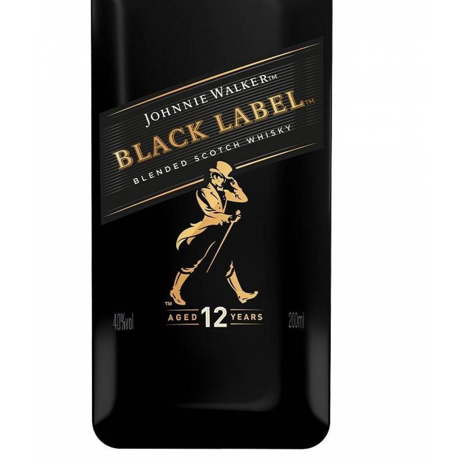 Whisky Johnnie Walker Blend Black Label Pocket Scoth 200 ml 