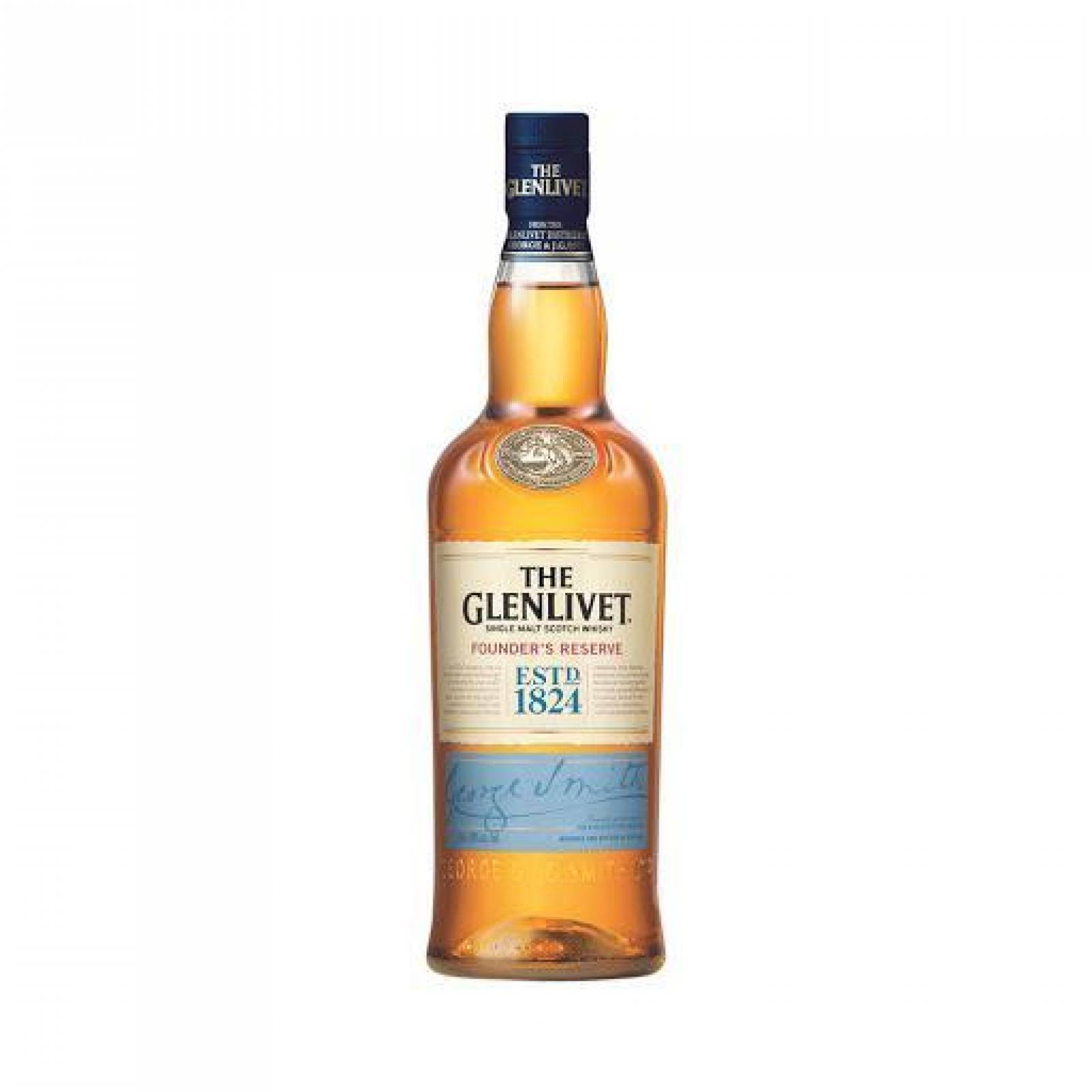 Caja de 12 Whisky The Glenlivet Single Malt Founders Reserve 750 ml 