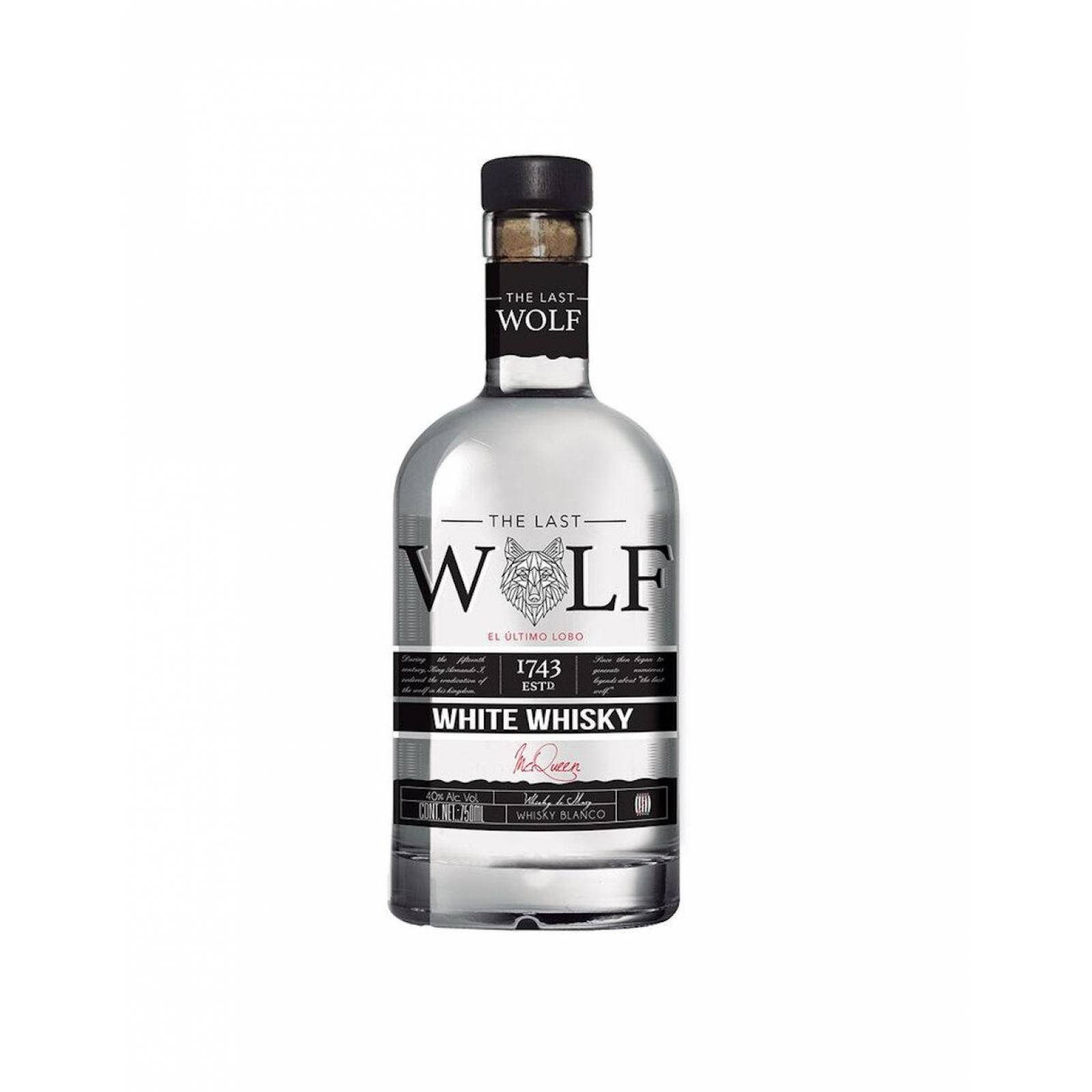 Whisky The Last Wolf Blanco 750 ml