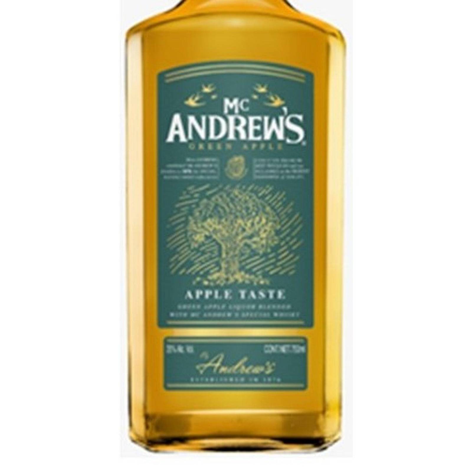 Whisky Mc Andrews Green Apple 750 ml