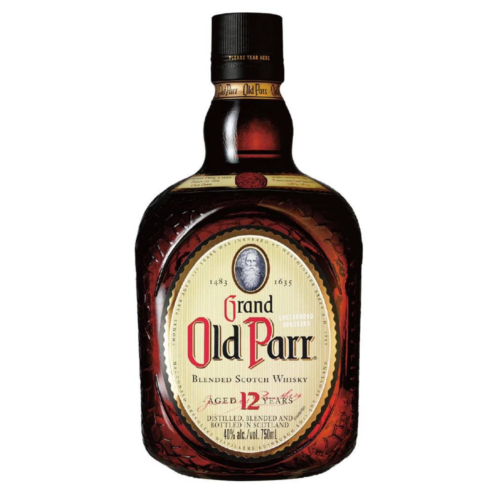 Pack de 2 Whisky Grand Old Parr 12 años Blend 750 ml 