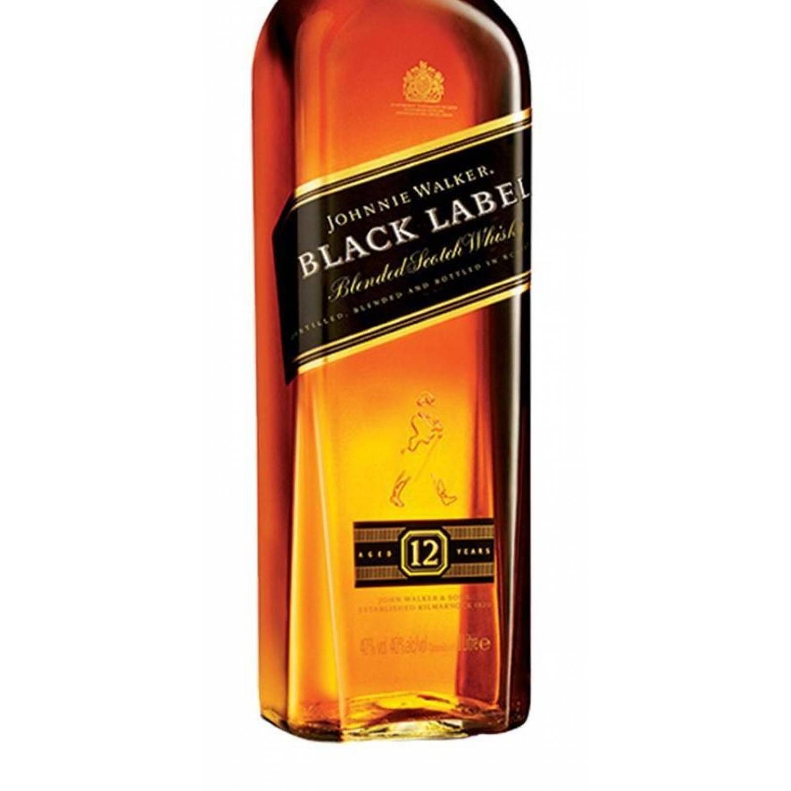 Pack de 2 Whisky Johnnie Walker Blend Black Label 1 L 