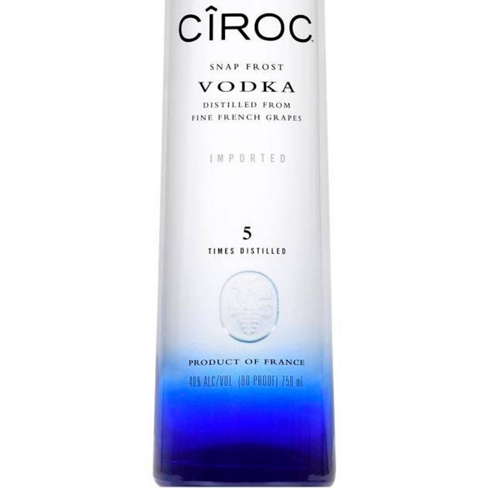 Caja de 12 Vodka Ciroc Snap Frost 750 ml 