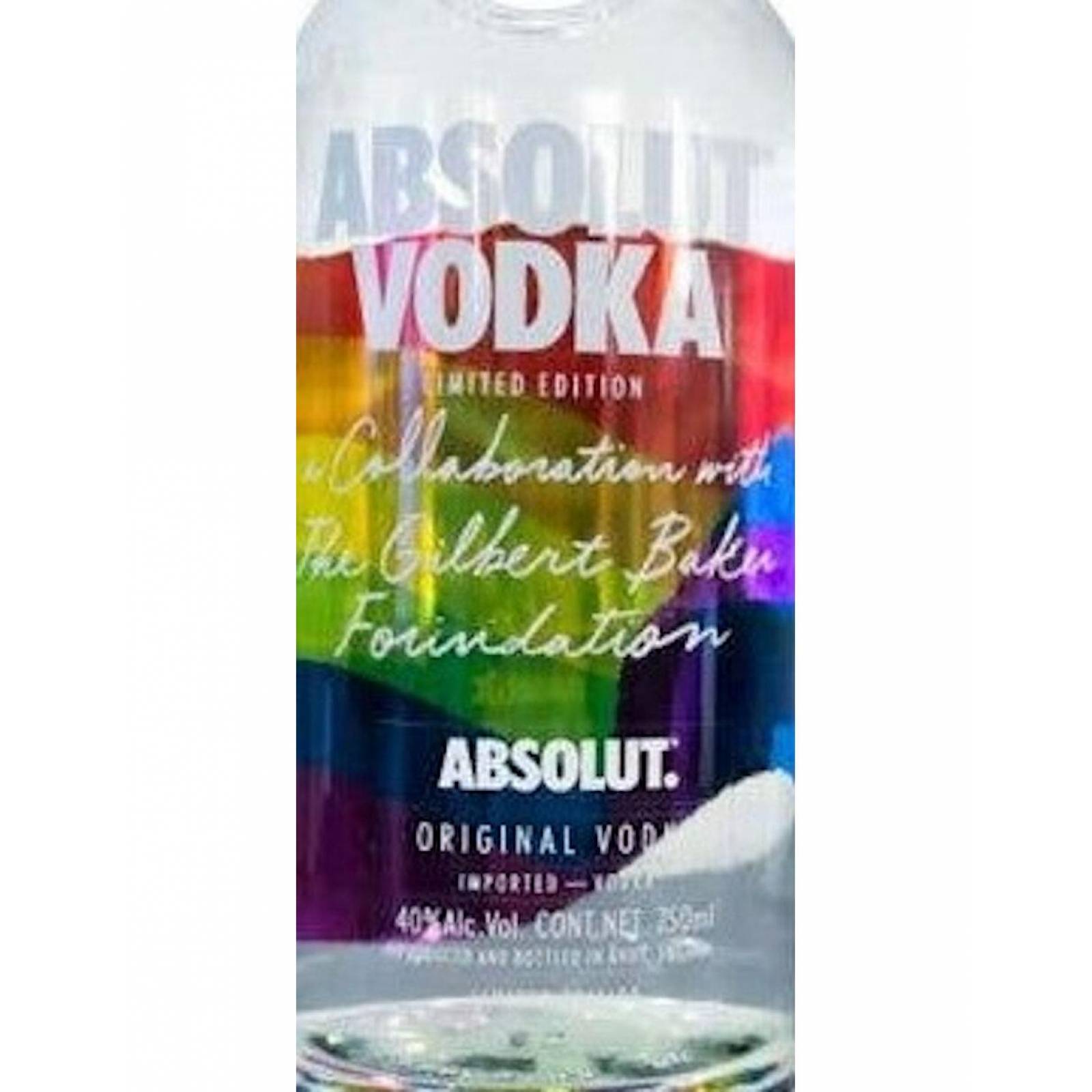 Pack de 6 Vodka Absolut Rainbow 750 ml 