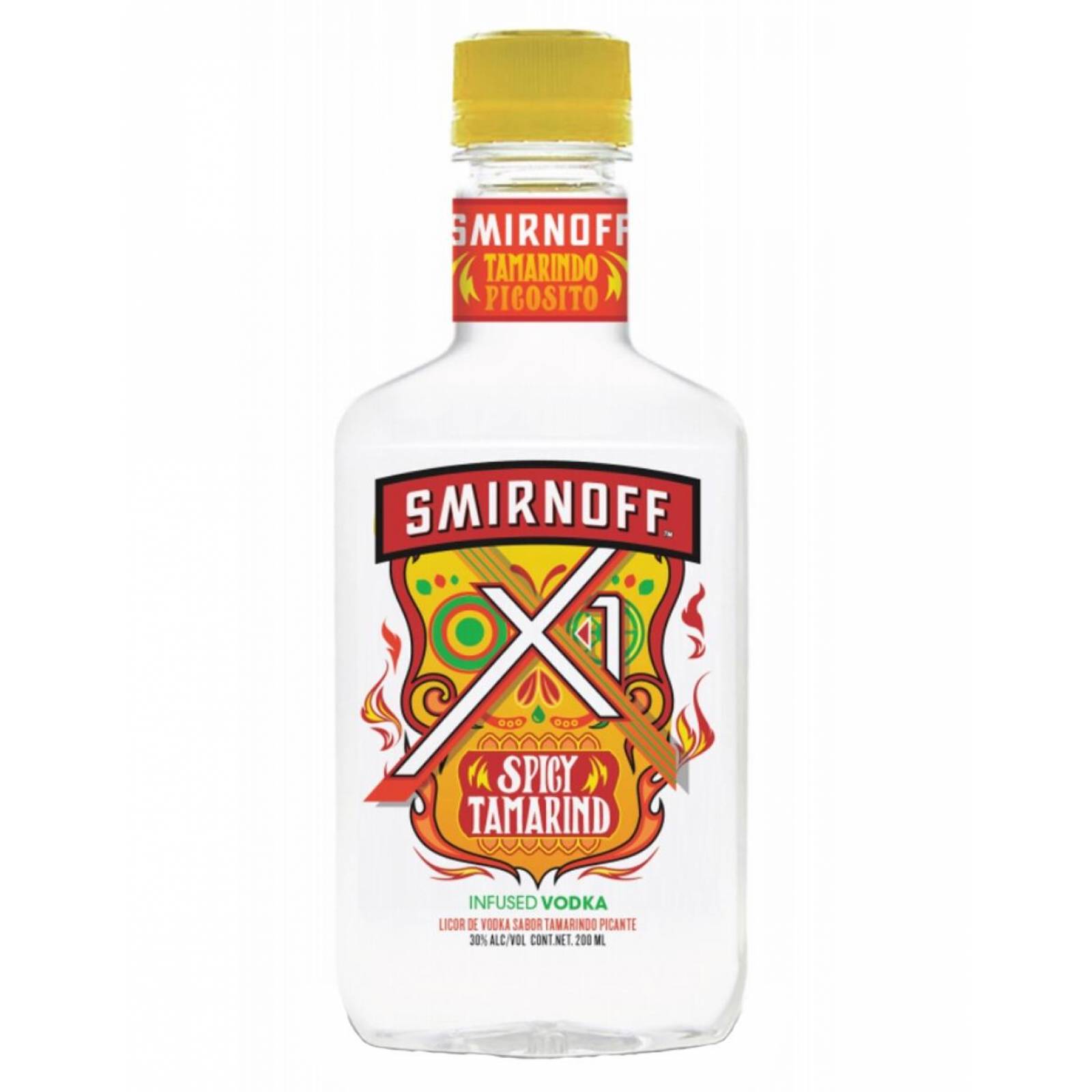 Caja de 12 Vodka Smirnoff Tamarindo 200 ml 