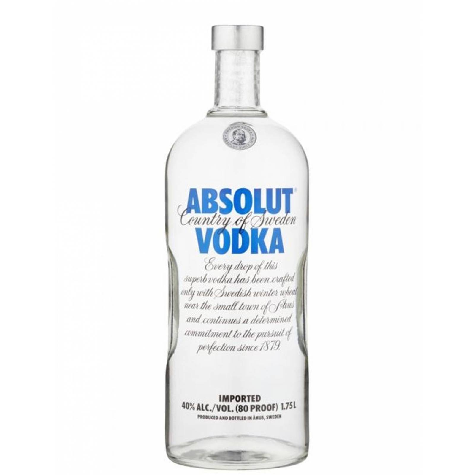 Pack de 2 Vodka Absolut Blue 1.75 L 