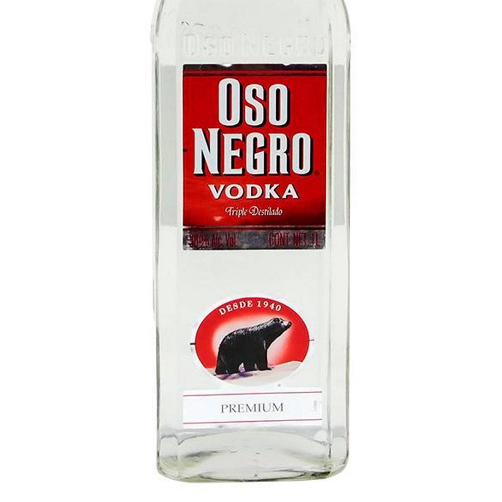 Caja de 24 Vodka Oso Negro 250 ml 