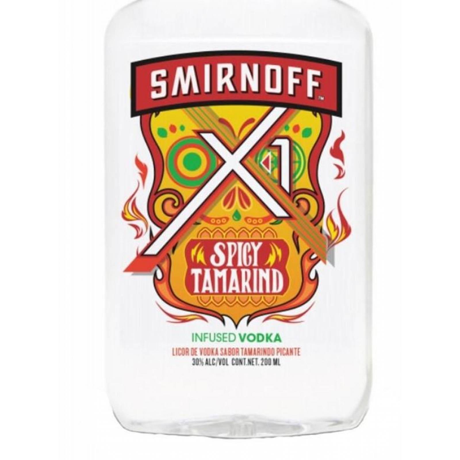 Pack de 2 Vodka Smirnoff Tamarindo 200 ml 