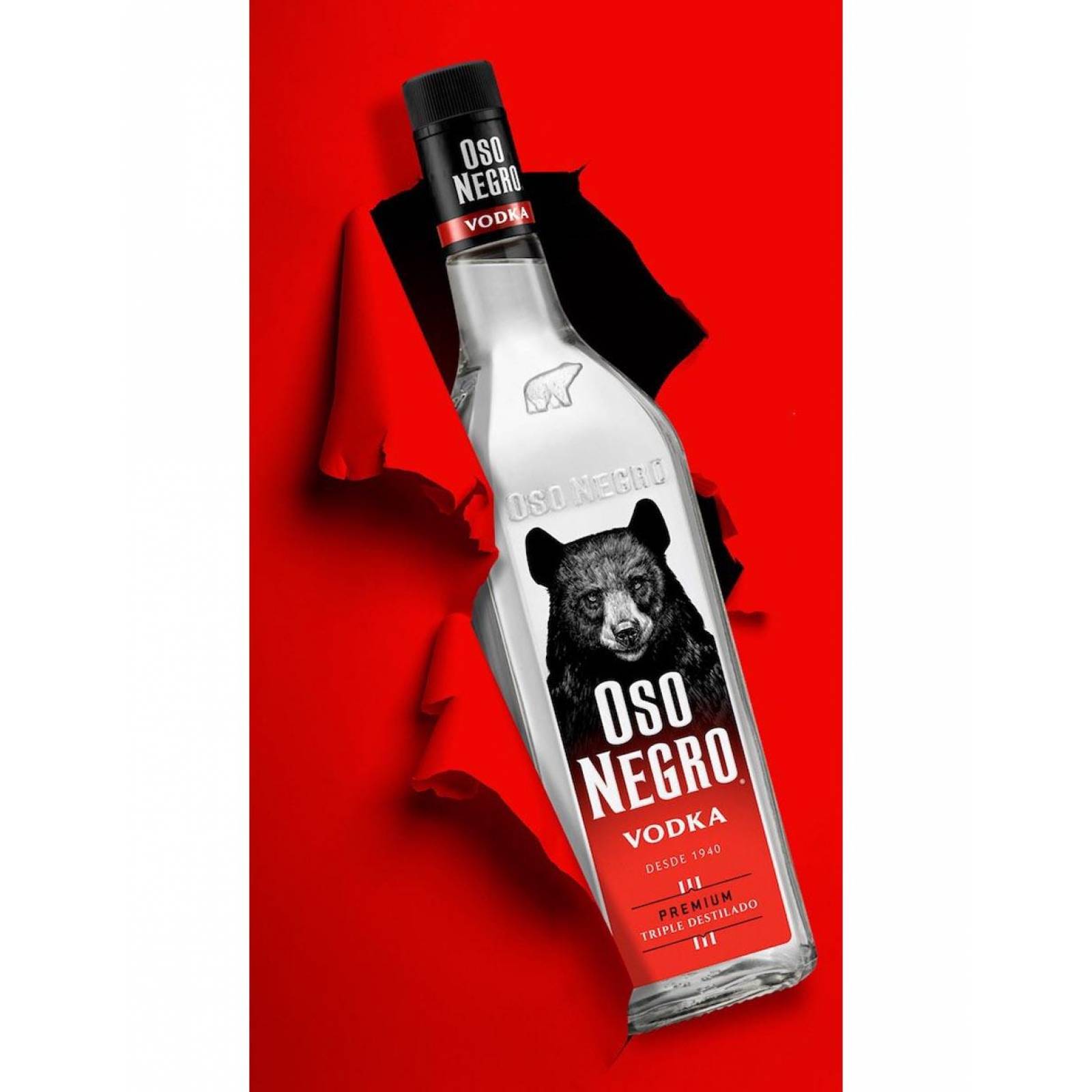 Pack de 2 Vodka Oso Negro 1.75 L