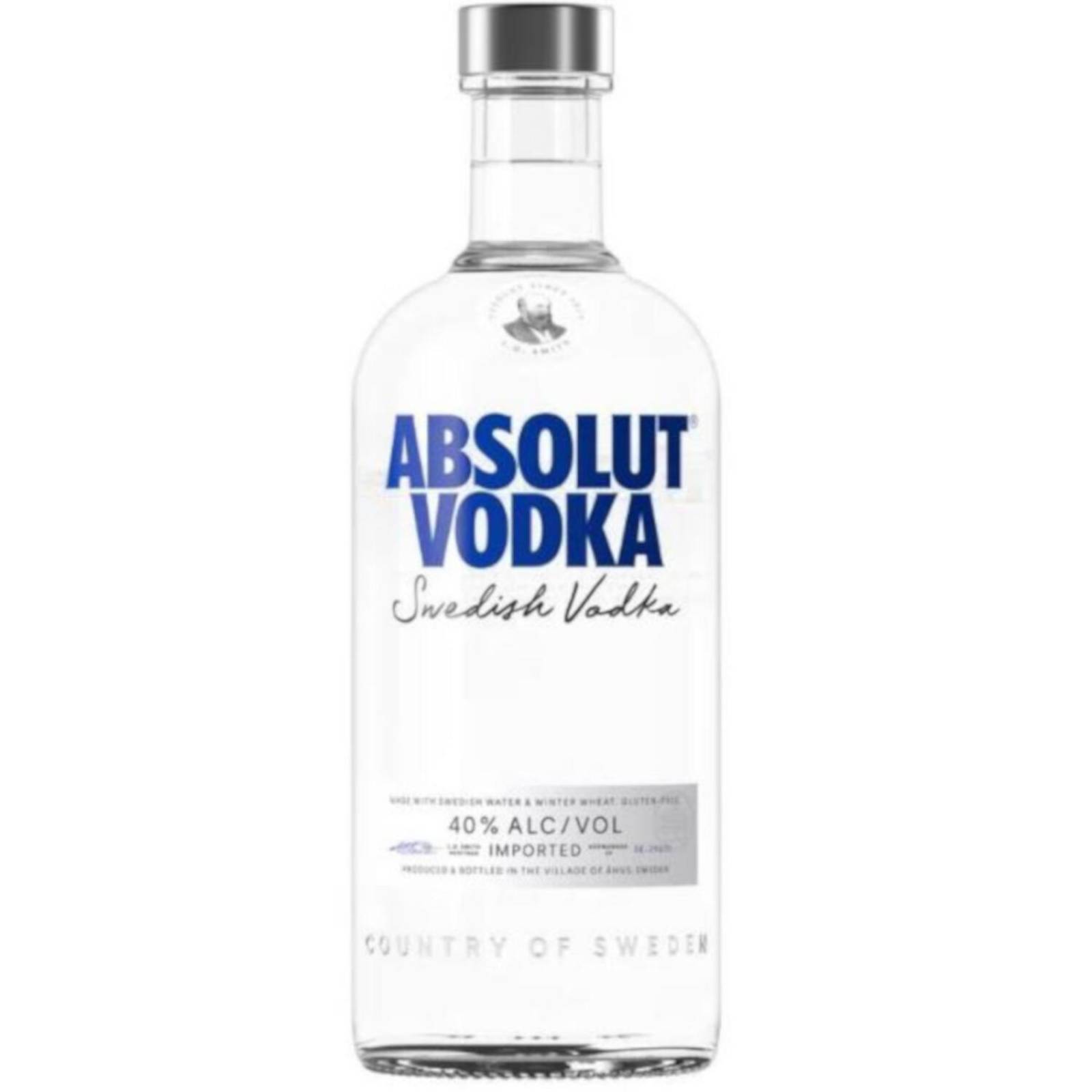 Pack de 4 Vodka Absolut Blue 750 ml