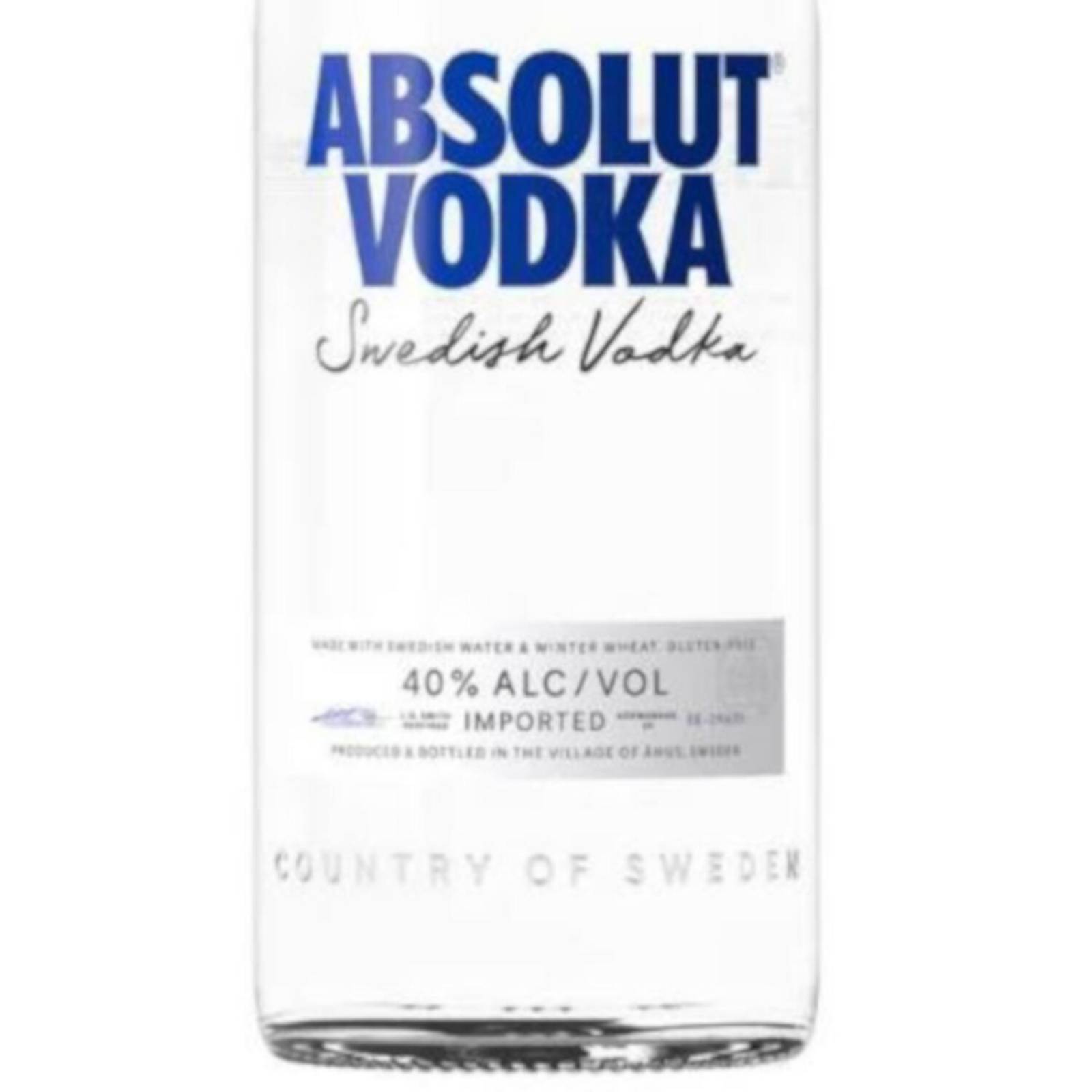 Pack de 4 Vodka Absolut Blue 750 ml