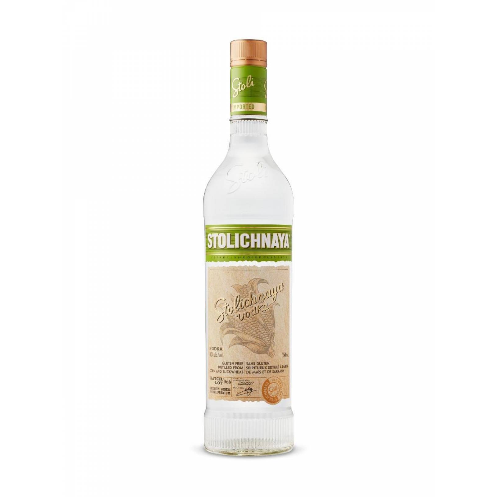 Pack de 4 Vodka Stolichnaya Gluten Free 750 ml