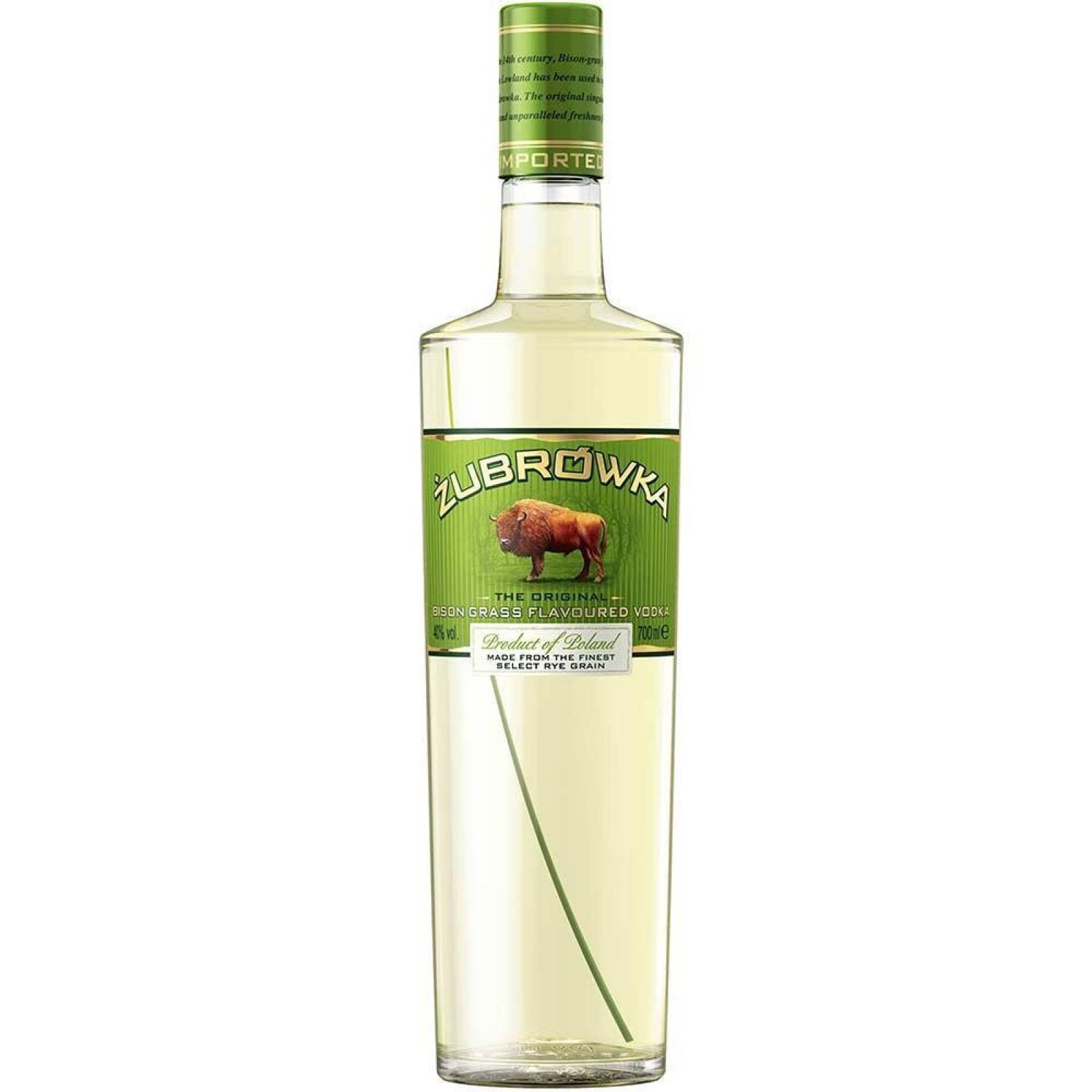 Pack de 4 Vodka Zubrowka Bison Grass 750 ml
