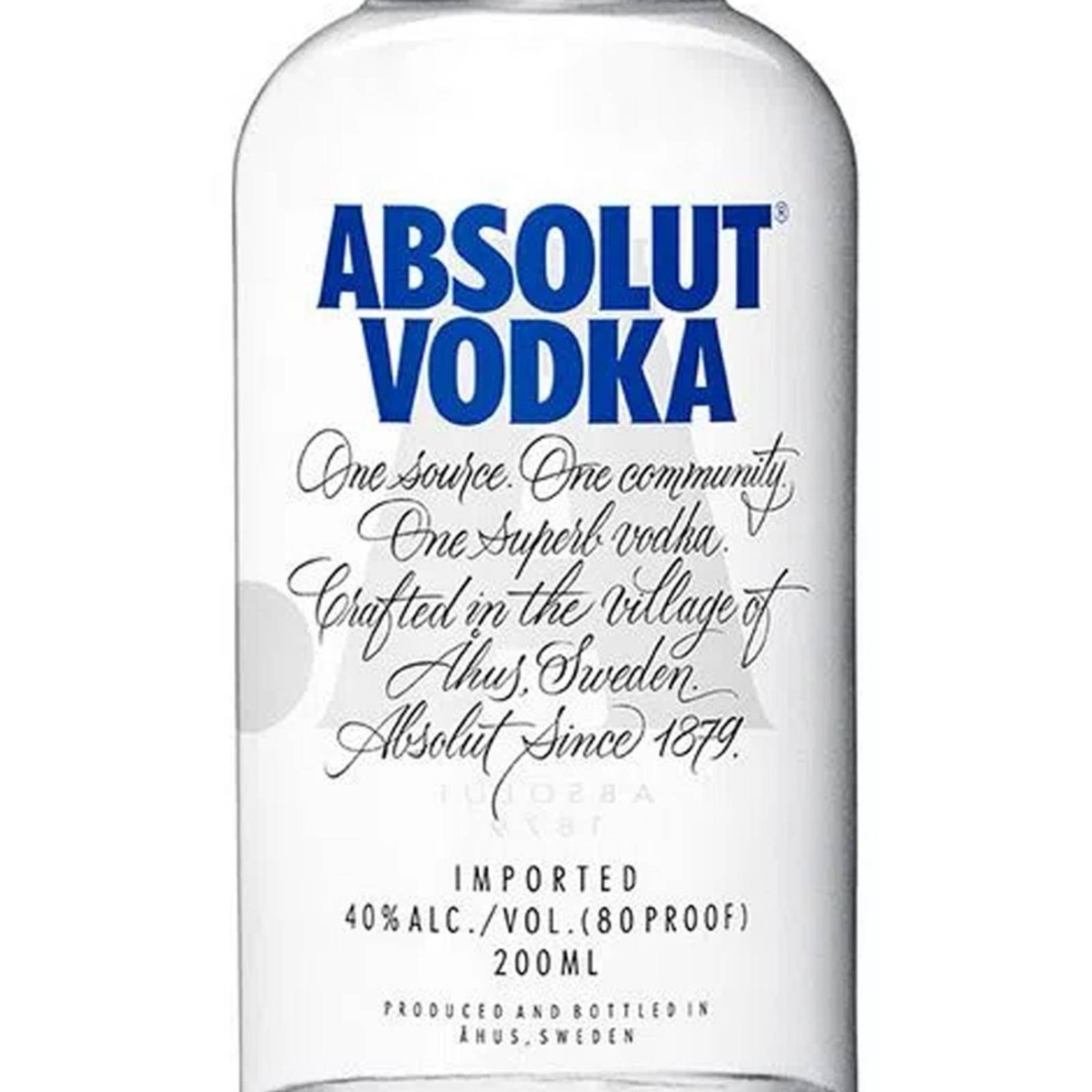 Vodka Absolut Azul 200 ml