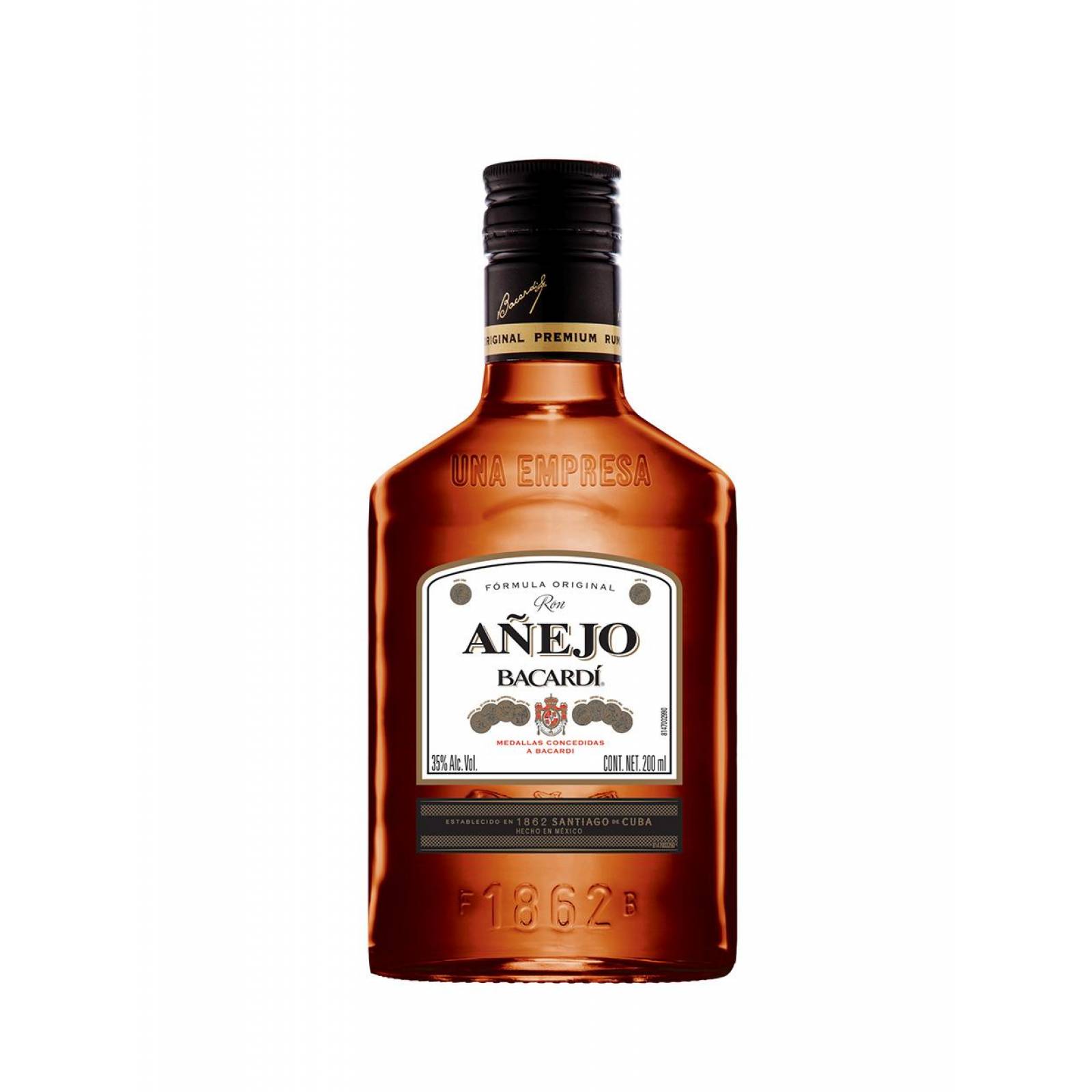 Pack de 4 Ron Bacardi Añejo 200 ml 