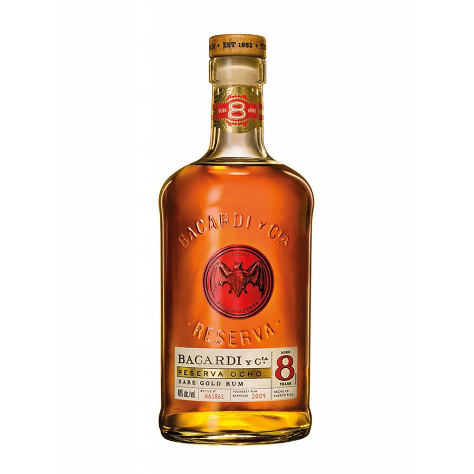 Pack de 6 Ron Bacardi Reserva 8 Años 750 ml 