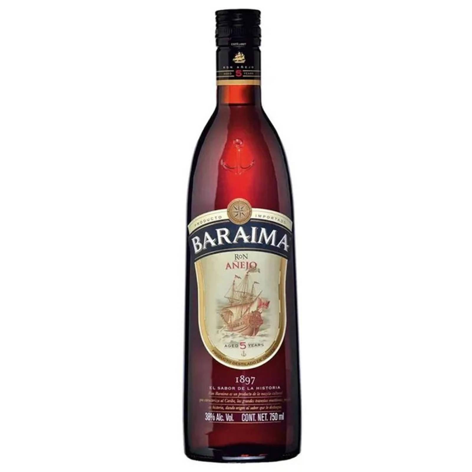 Pack de 6 Ron Baraima Añejo 5 Años 750 ml 