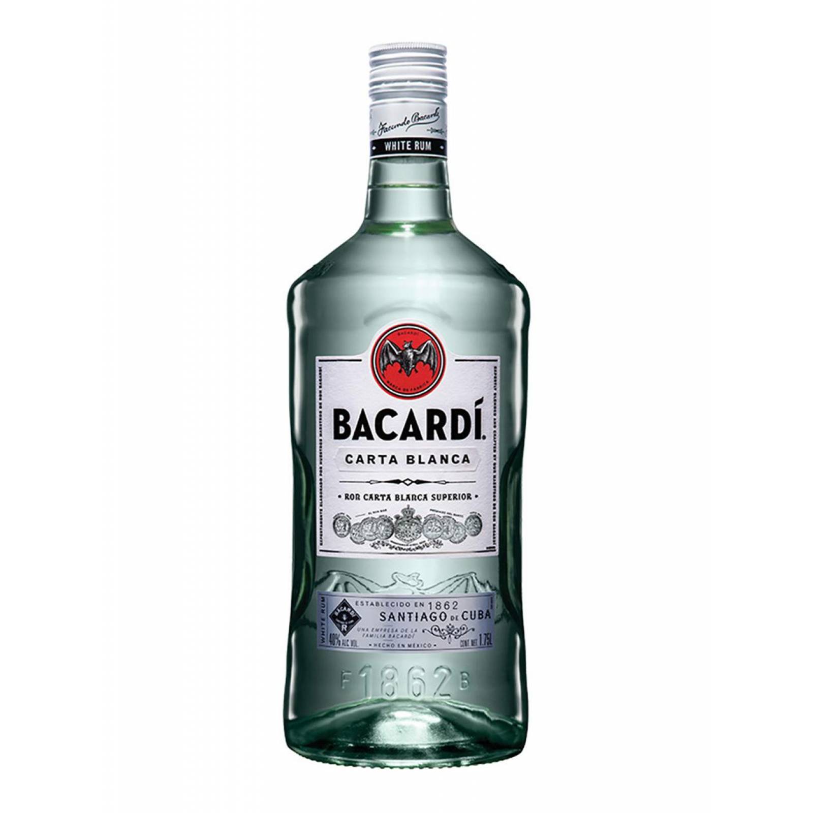 Pack de 2 Ron Bacardi Carta Blanca 1.75 L 