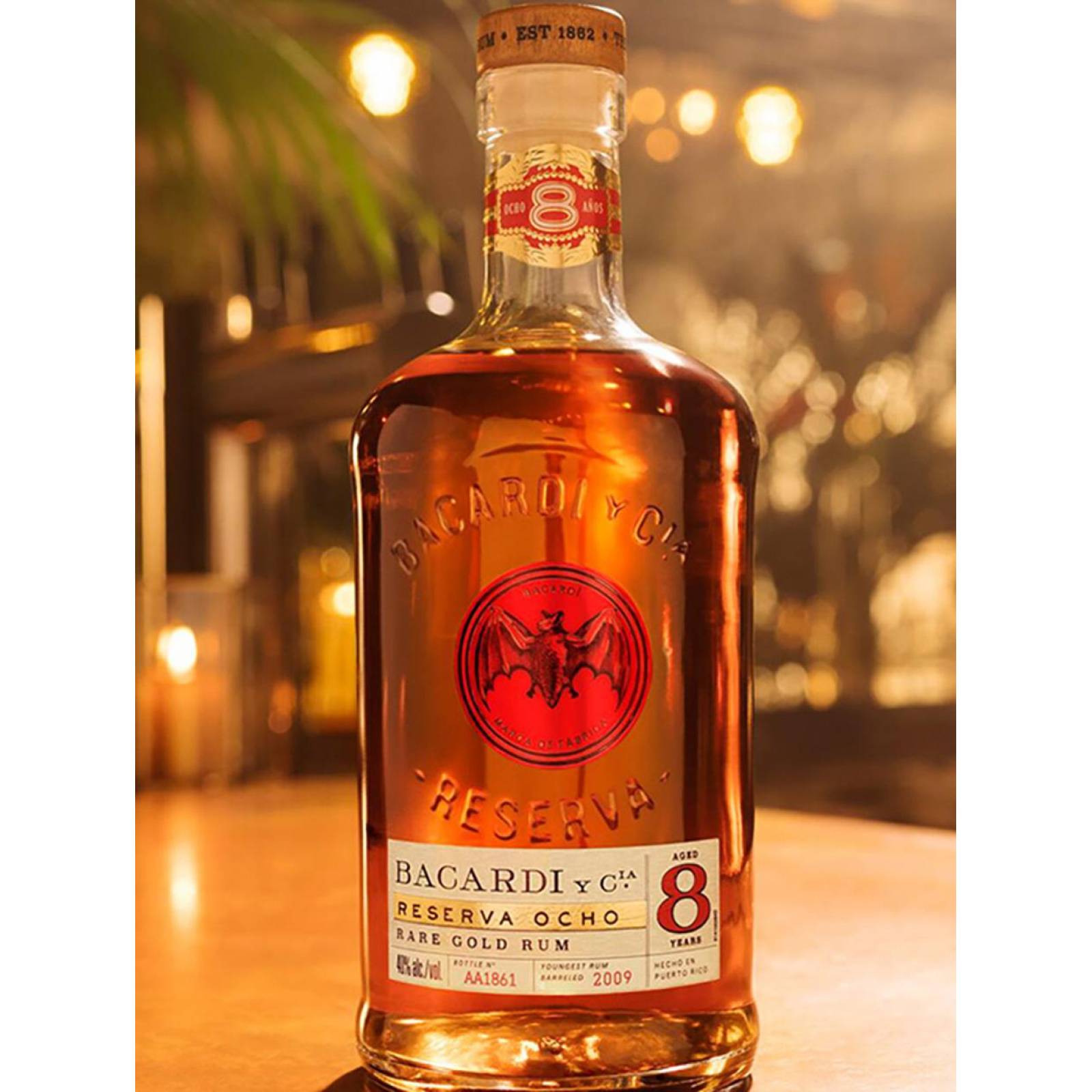 Caja de 12 Ron Bacardi Reserva 8 Años 750 ml 