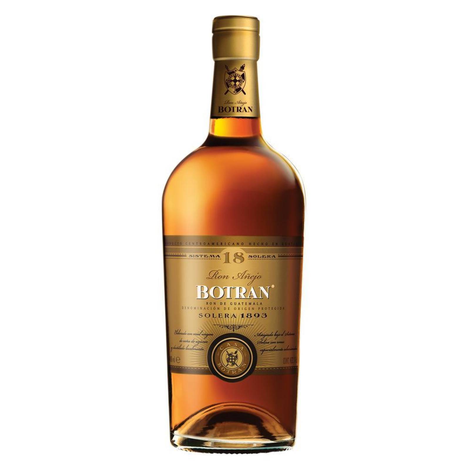 Ron Botran Solera Gran Reserva 18 Años 750 ml 