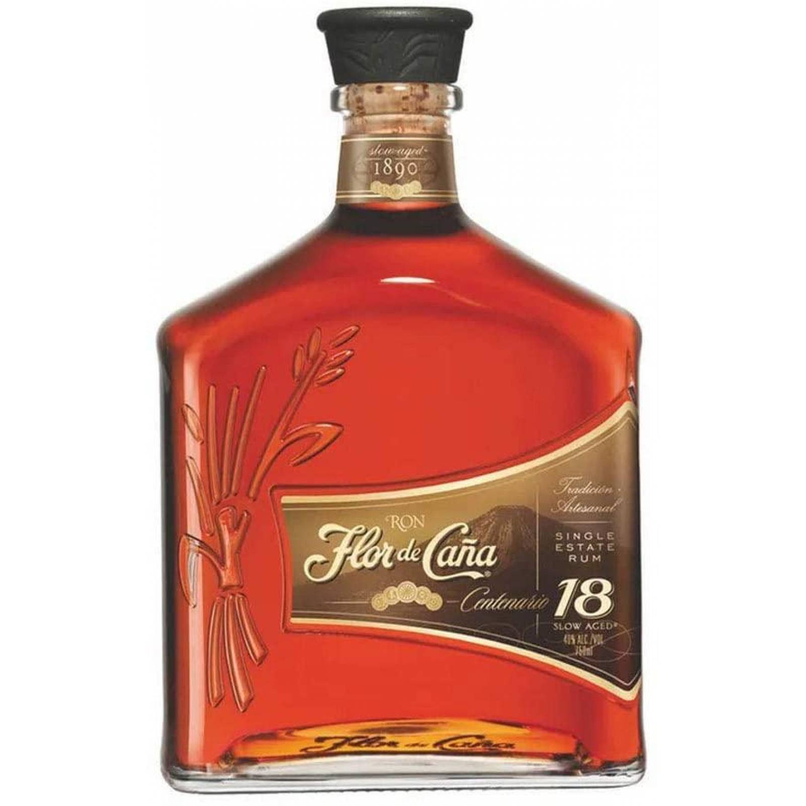 Ron Flor De Caña Centenario Gold 18 Años 750 ml 