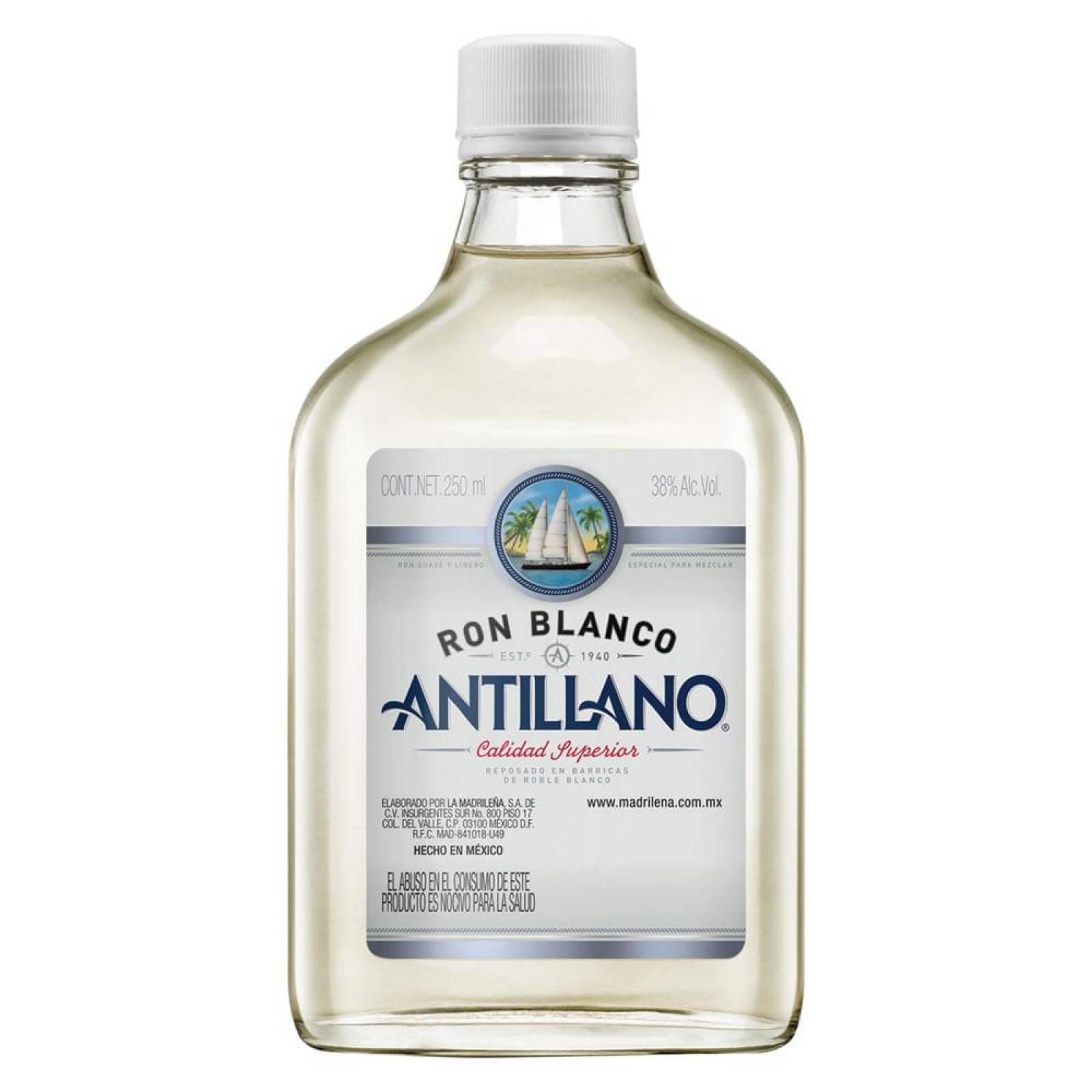 Ron Antillano Blanco 250 ml 