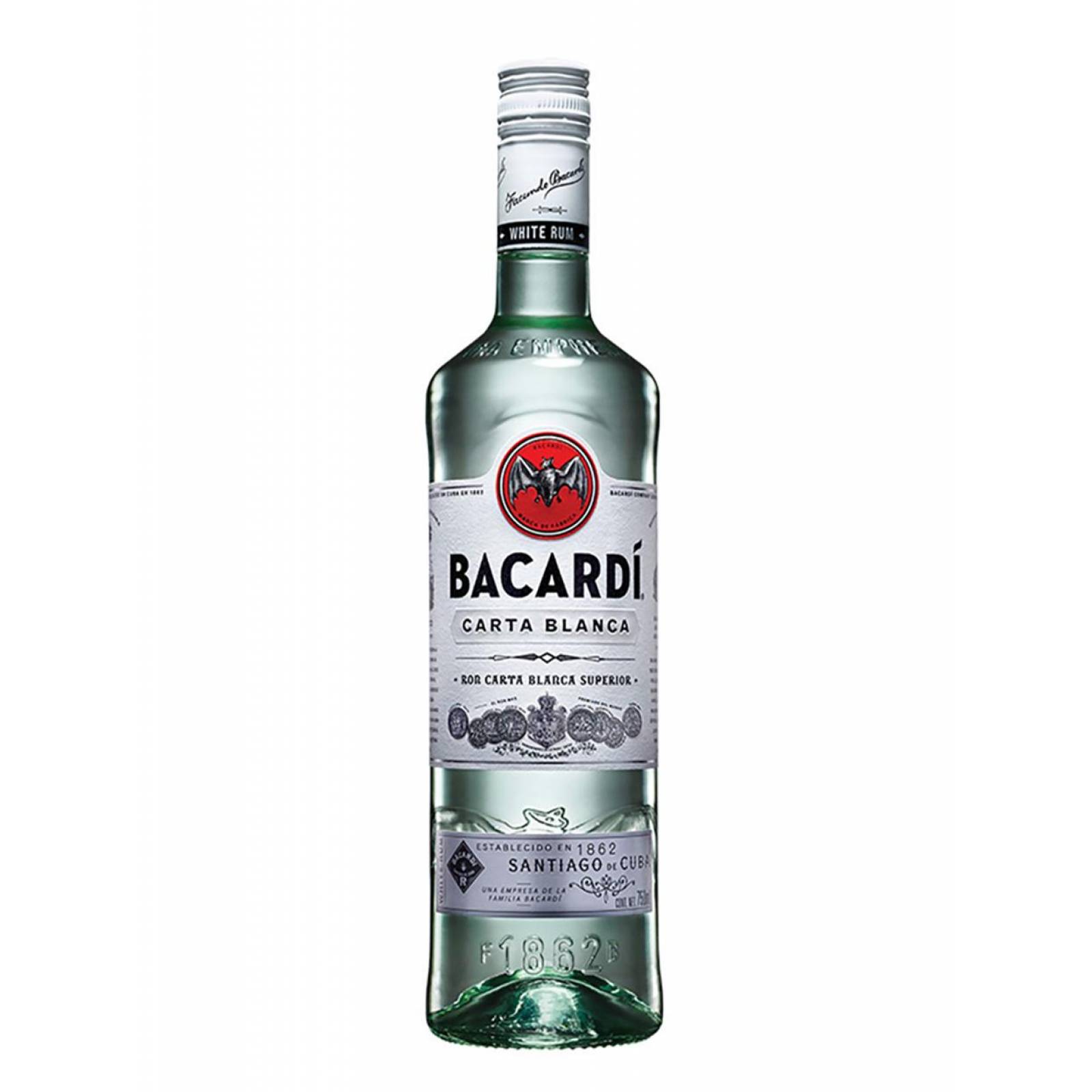 Ron Bacardi Carta Blanca 750 ml 
