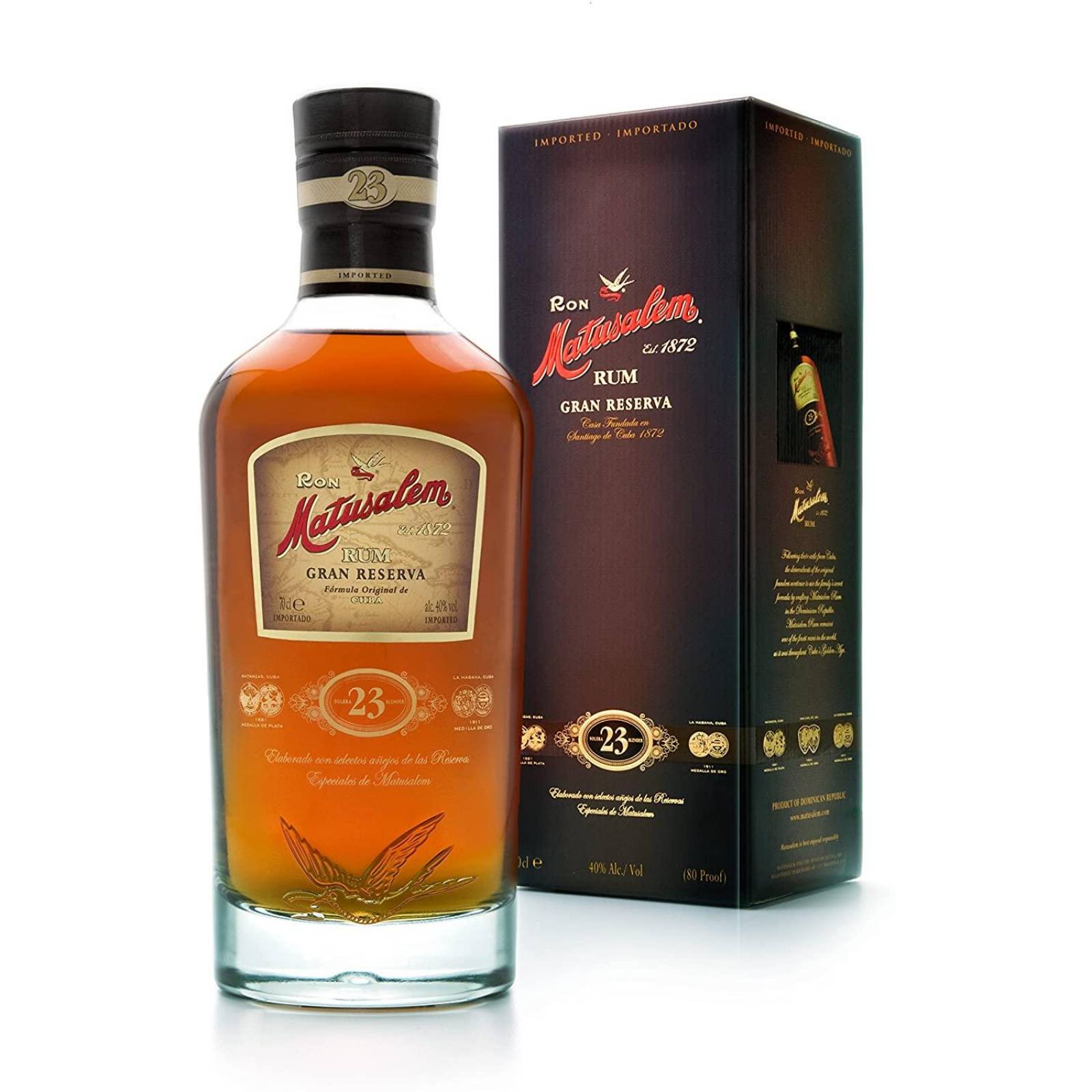 Pack de 12 Ron Matusalem Gran Reserva 23 Años 700 ml 