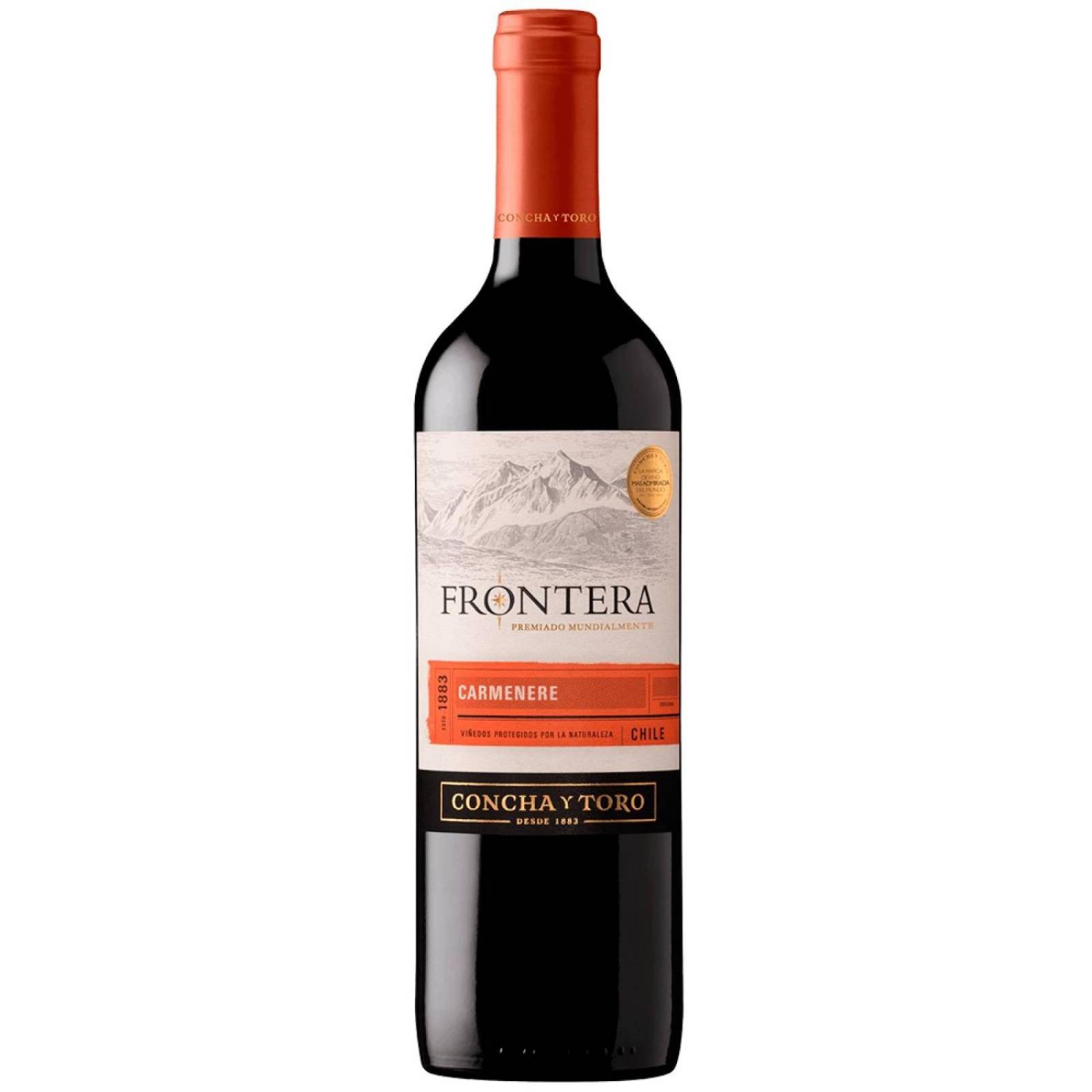 Caja de 12 Vino Tinto Frontera Carmenere 750 ml 