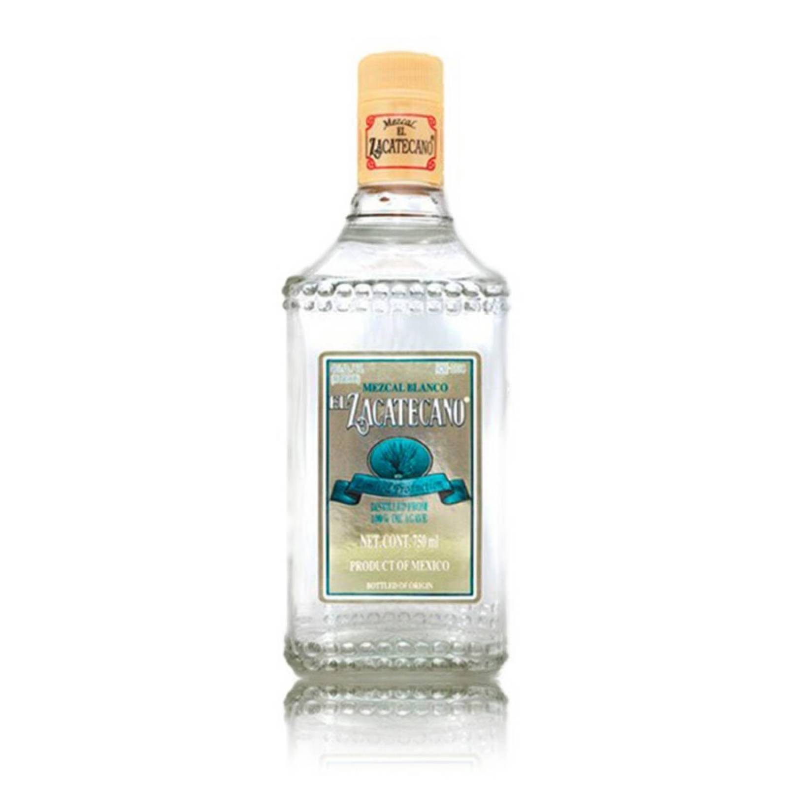 Pack de 4 Mezcal El Zacatecano Joven Blanco 750 ml